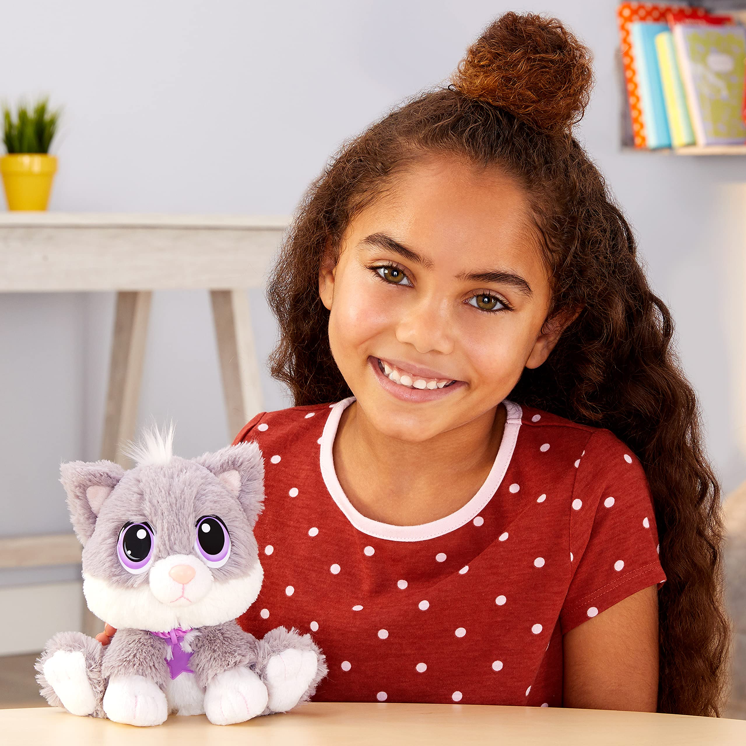Little Tikes Rescue Tales gattino peluche morbido con cuccia