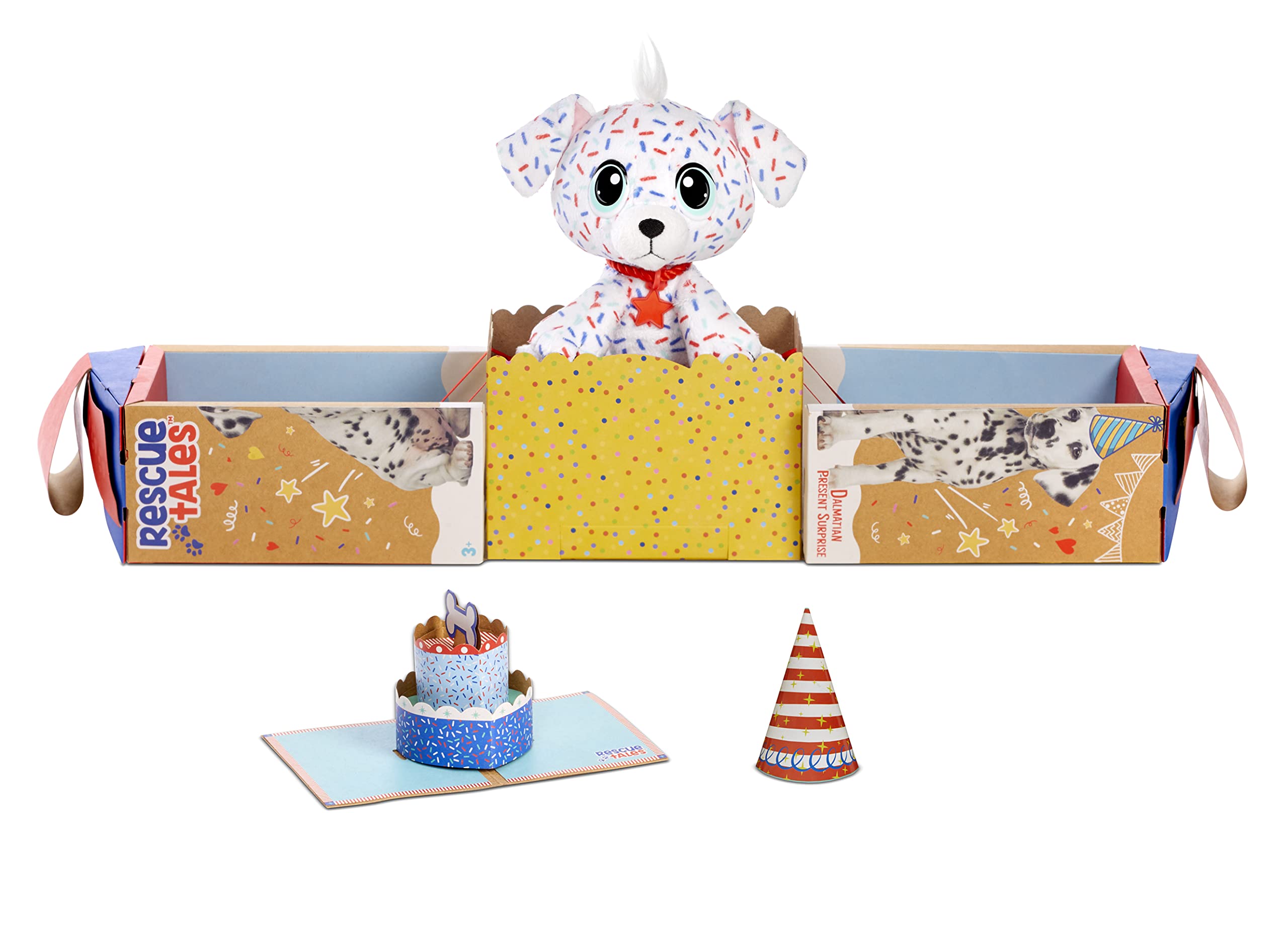 Little Tikes Rescue Tales Present Surprise peluche dalmata