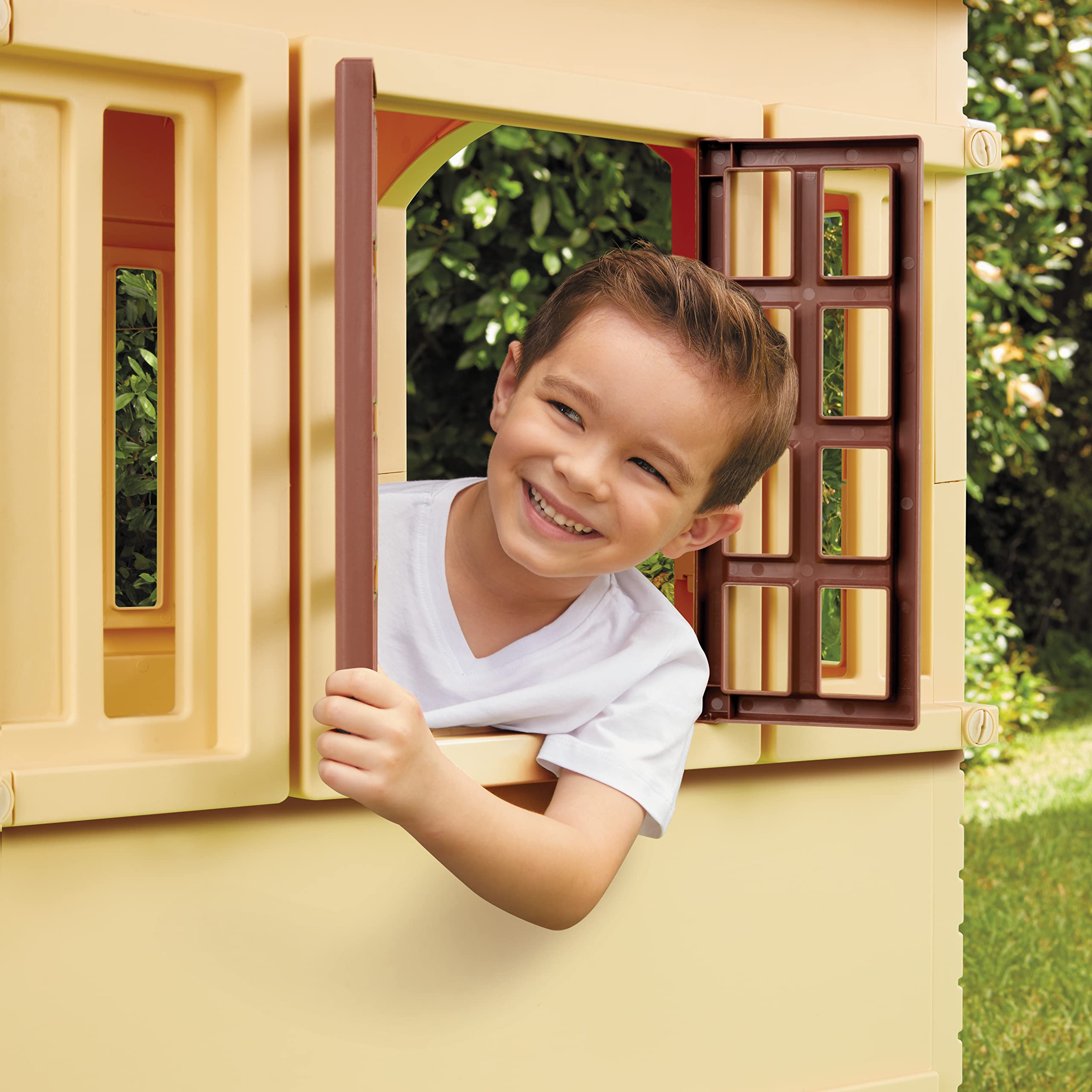 Little Tikes Cape Cottage casetta bambini beige con porte e finestre