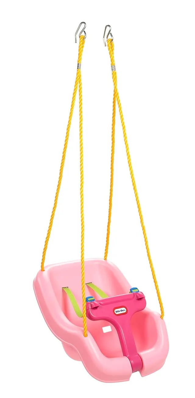 Little Tikes Active Play Altalena 2 in 1 Snug Secure Rosa