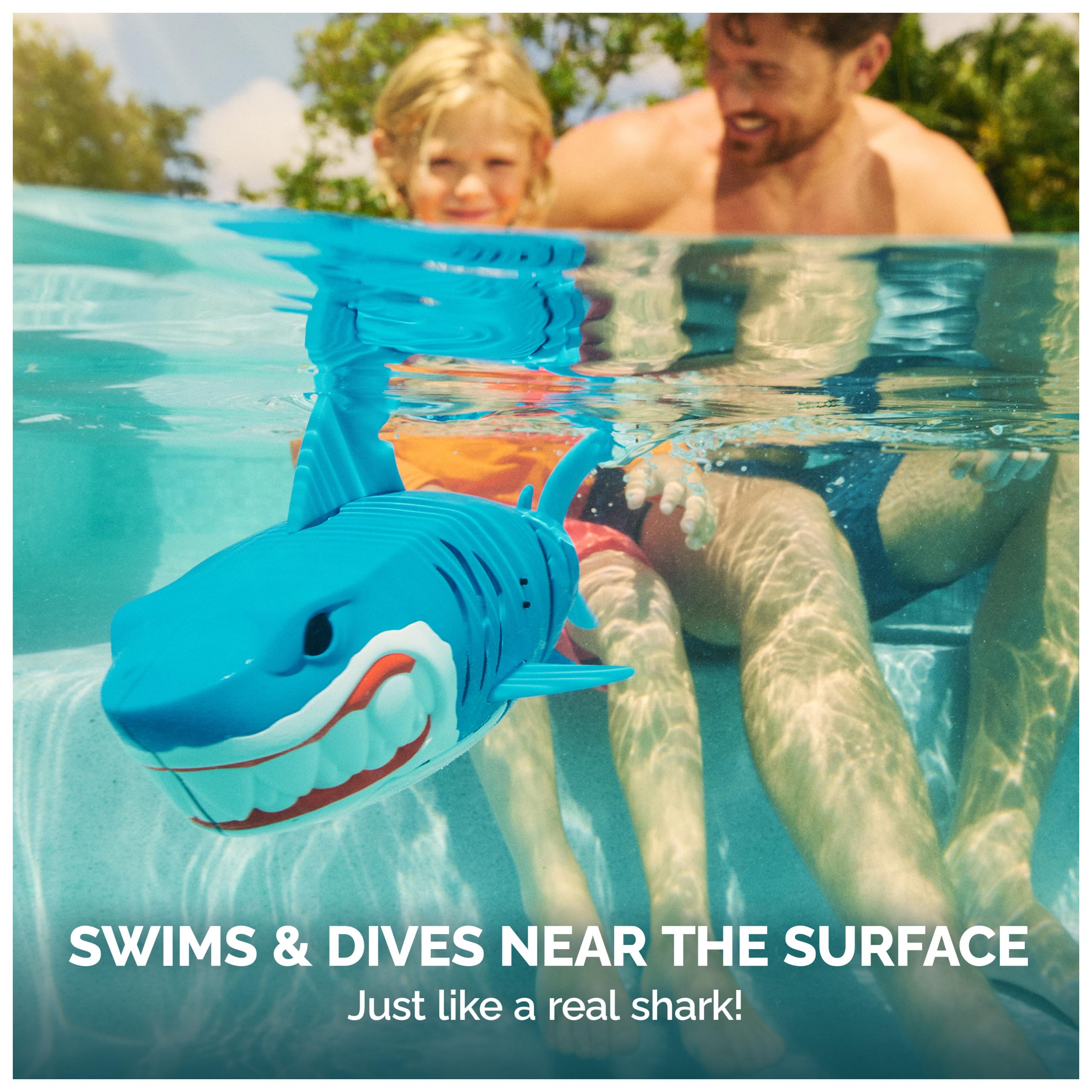 SwimWays Water Toys galleggiante piscina Squalo barriera