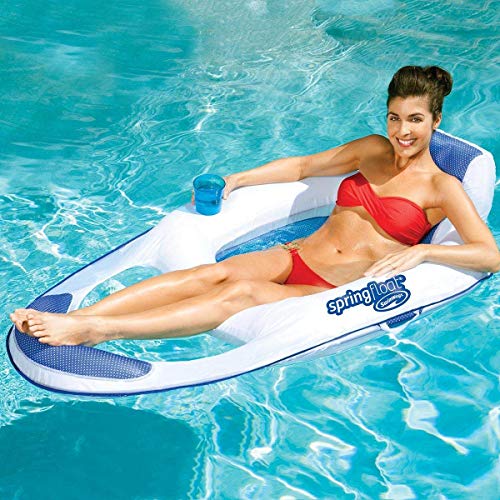 Swimways Spring Float Reclinabile Poltrona Piscina con Poggiatesta