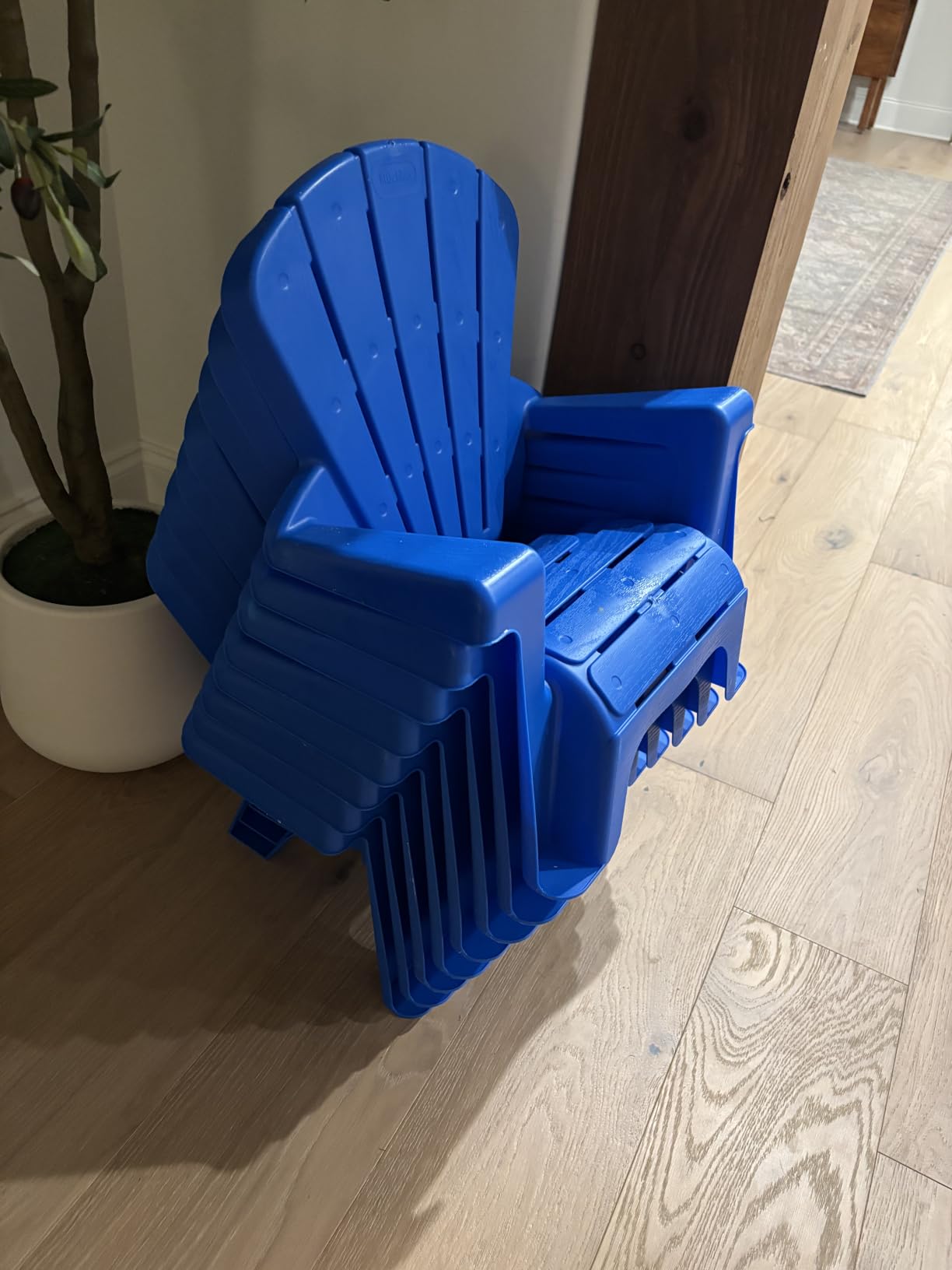 Little Tikes Furniture sedie da giardino blu confezione 4 pezzi