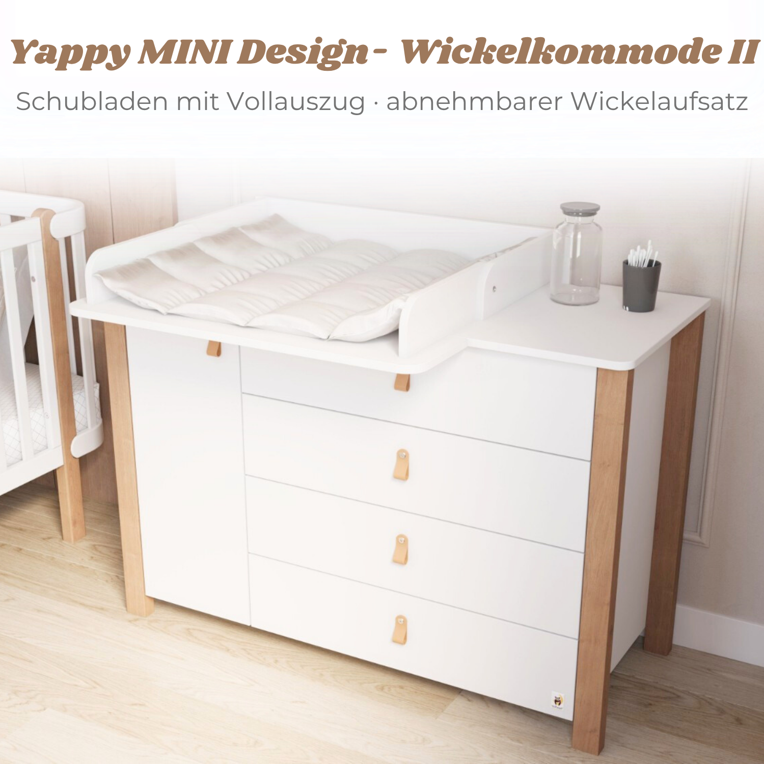 Lionherz YappyÉtude MINI fasciatoio marrone bianco