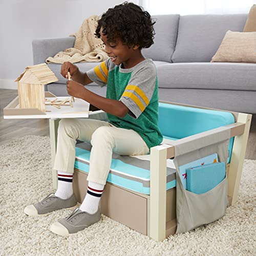 Little Tikes Furniture Scrivania Girevole Legno 2 in 1 4-10 Anni
