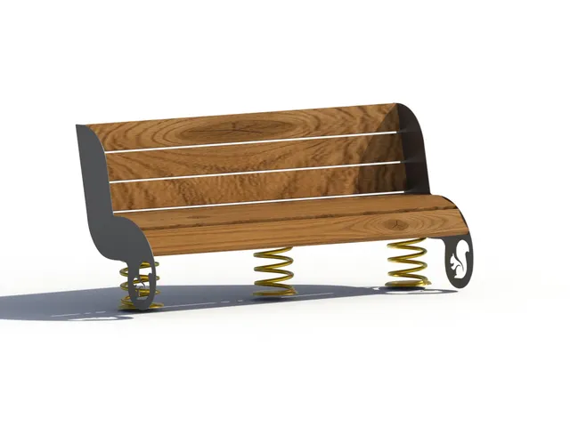 Pozza 1865 Fitness Panca Lumea senza schienale parco esterno