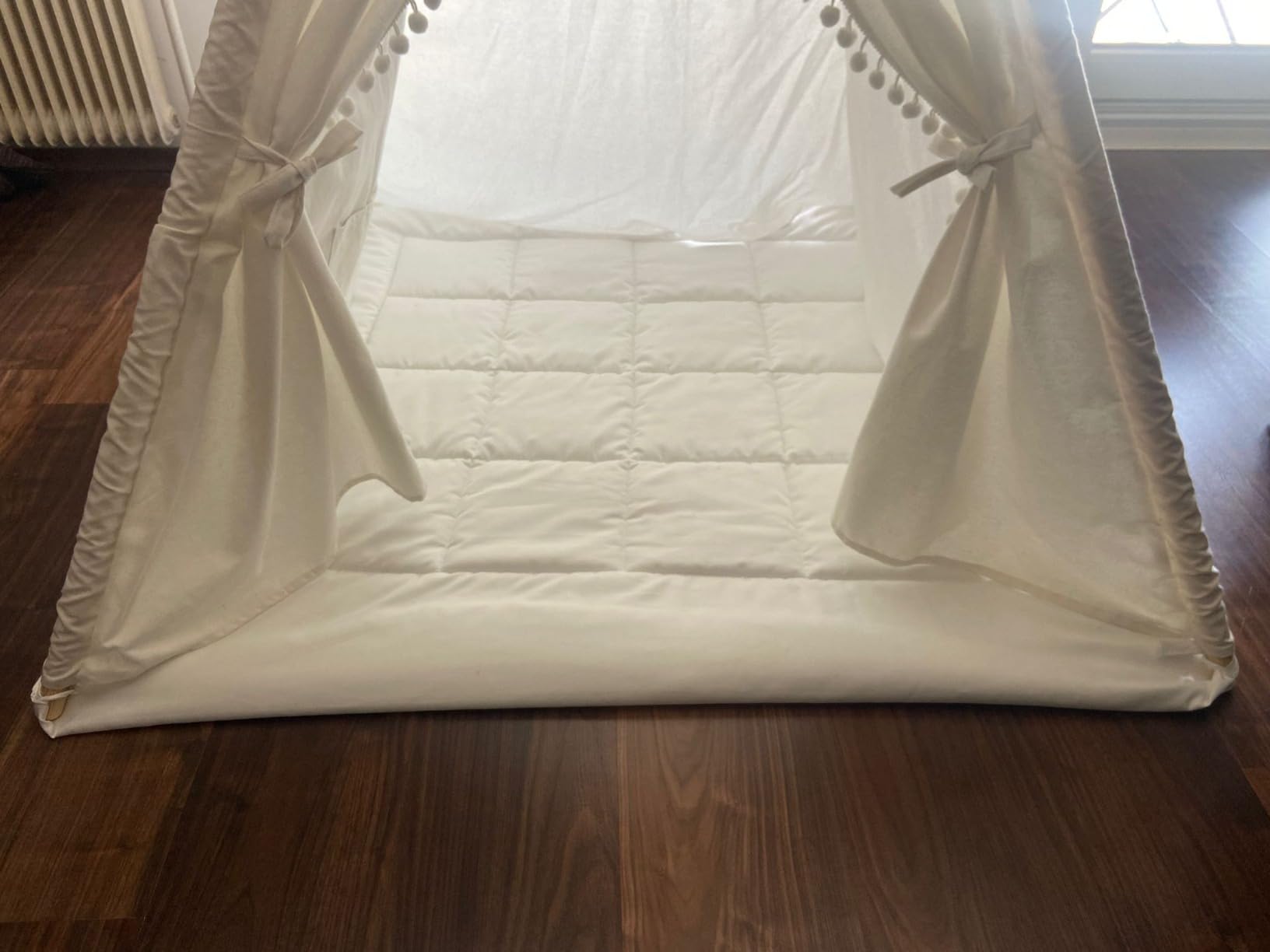 Lionherz Tipi-Decke Tappeto Tenda 120x120 cm Crema