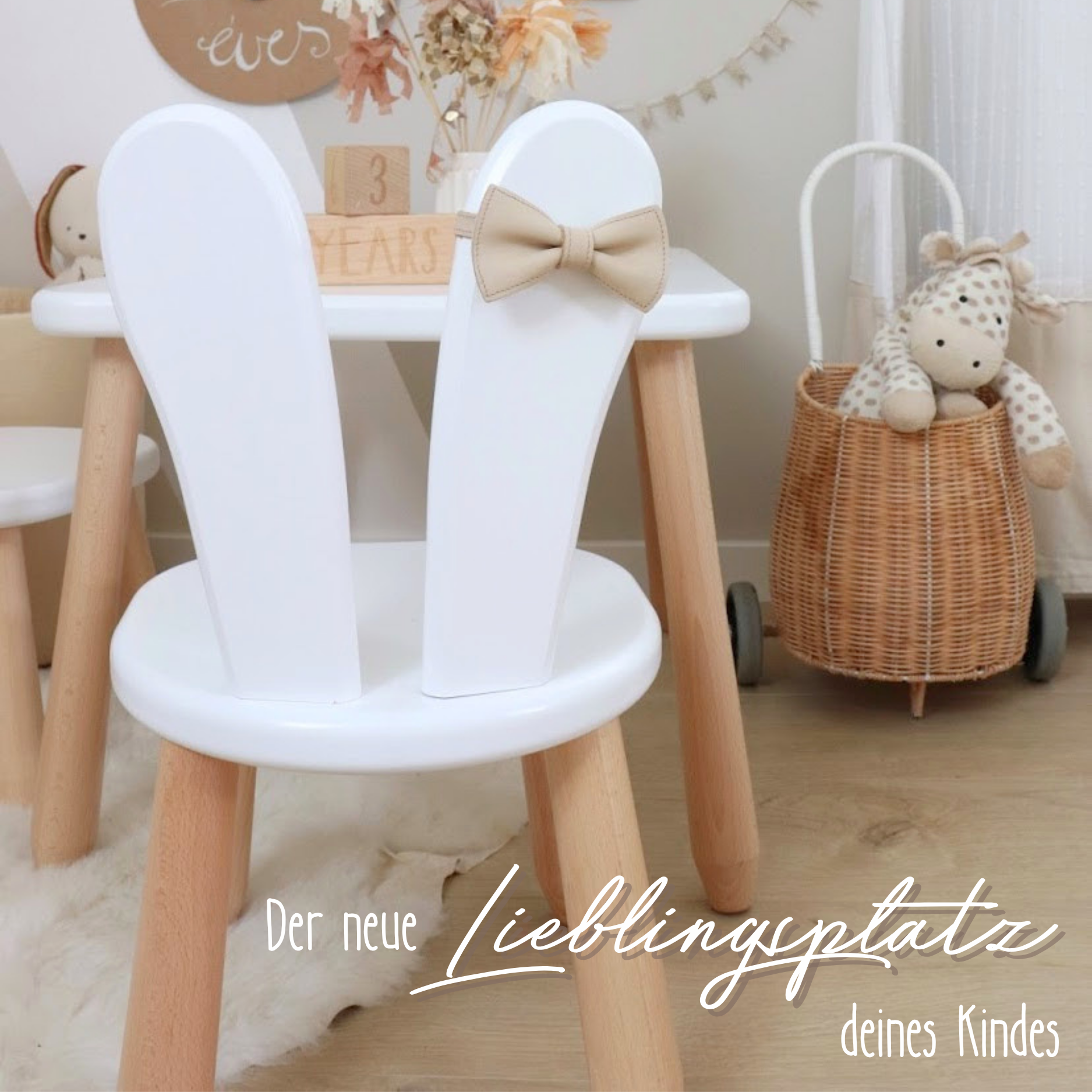 Lionherz Duo Spring tavolo 2 sedie faggio 1-5 anni