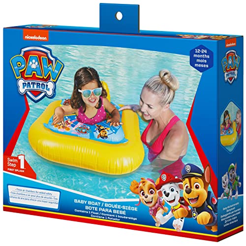 Swimways Baby Spring Float Baby Boat galleggiante Paw Patrol