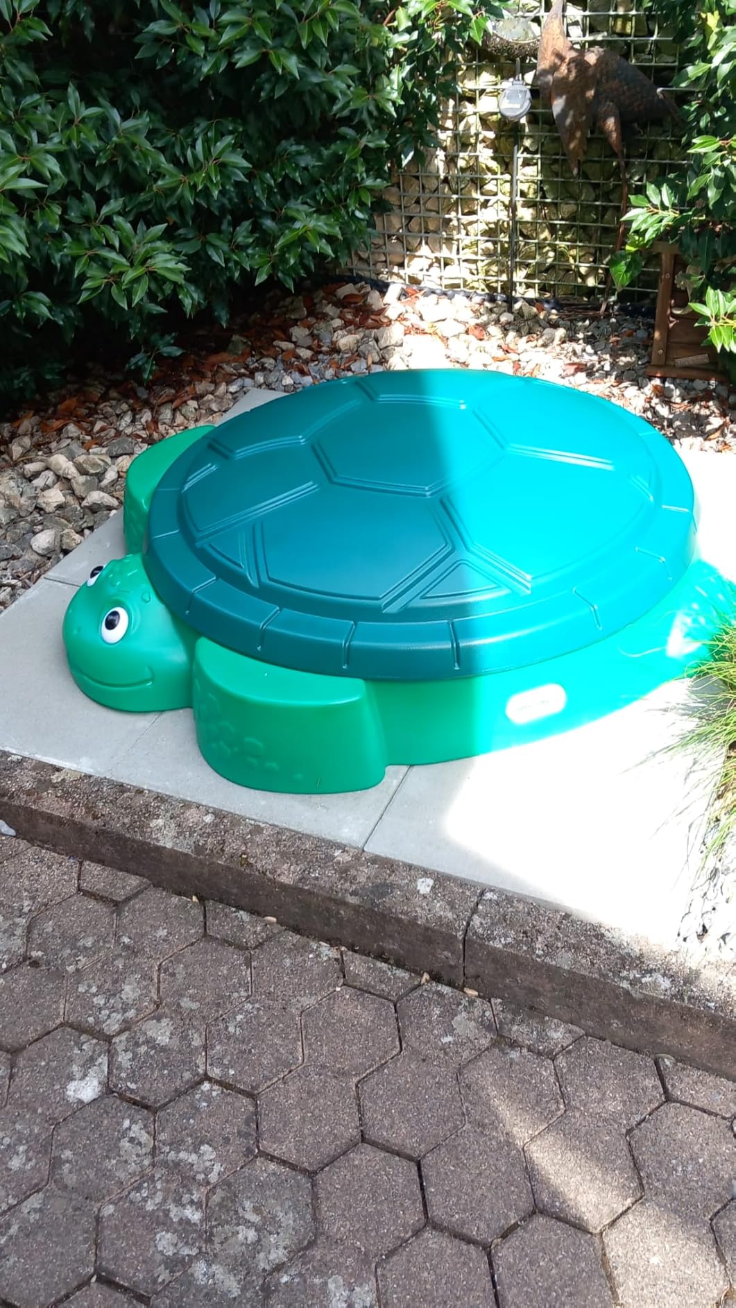 Little Tikes Tartaruga sabbiera giardino con coperchio