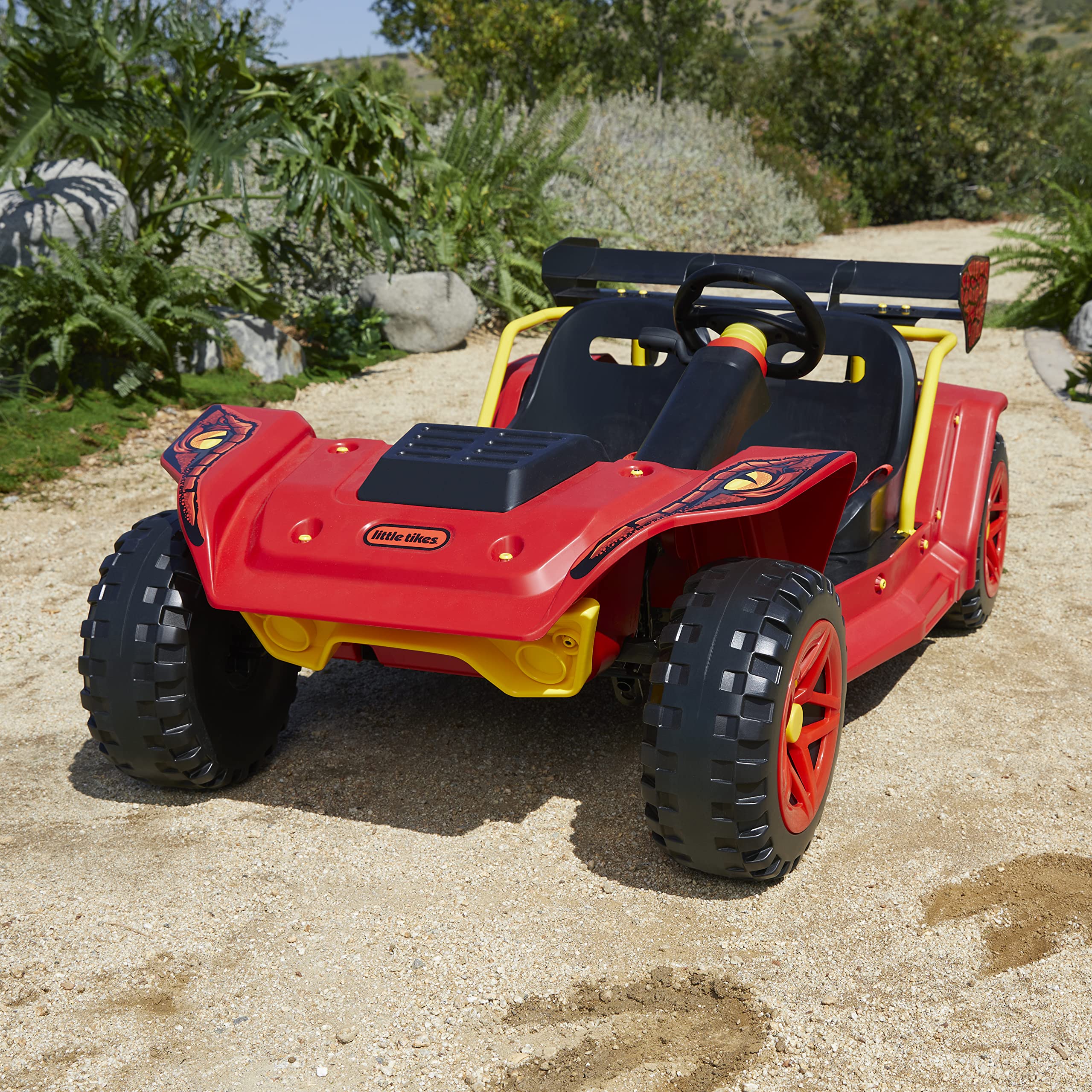 Little Tikes Dino Dune Buggy auto elettrica 12V 2 posti