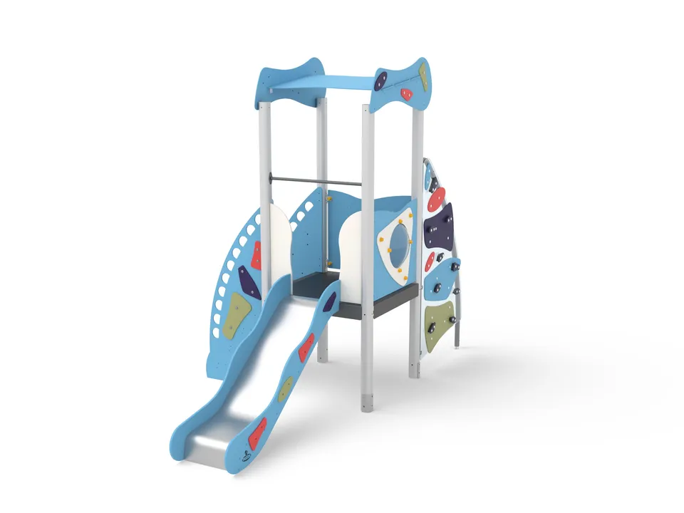 Pozza 1865 Fata Baby Colori torre gioco con palestra