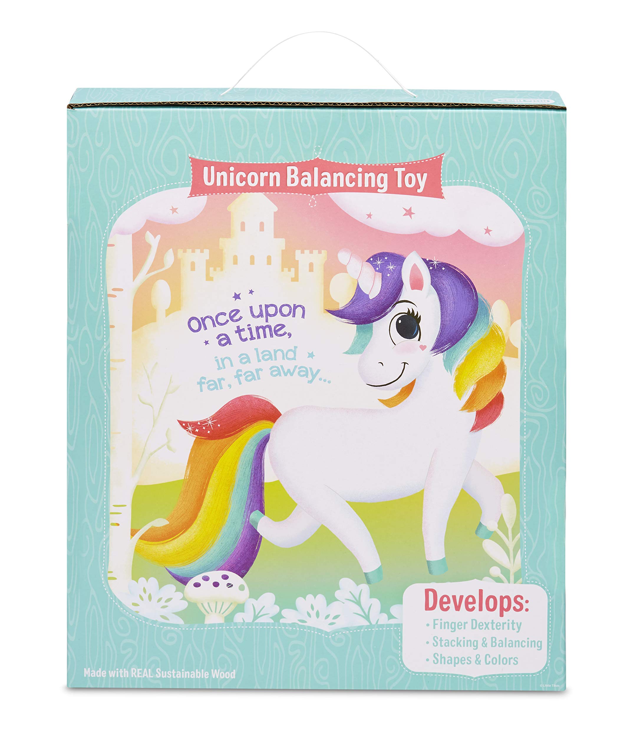 Little Tikes Preschool Wooden Critters Gioco Equilibrio Unicorno