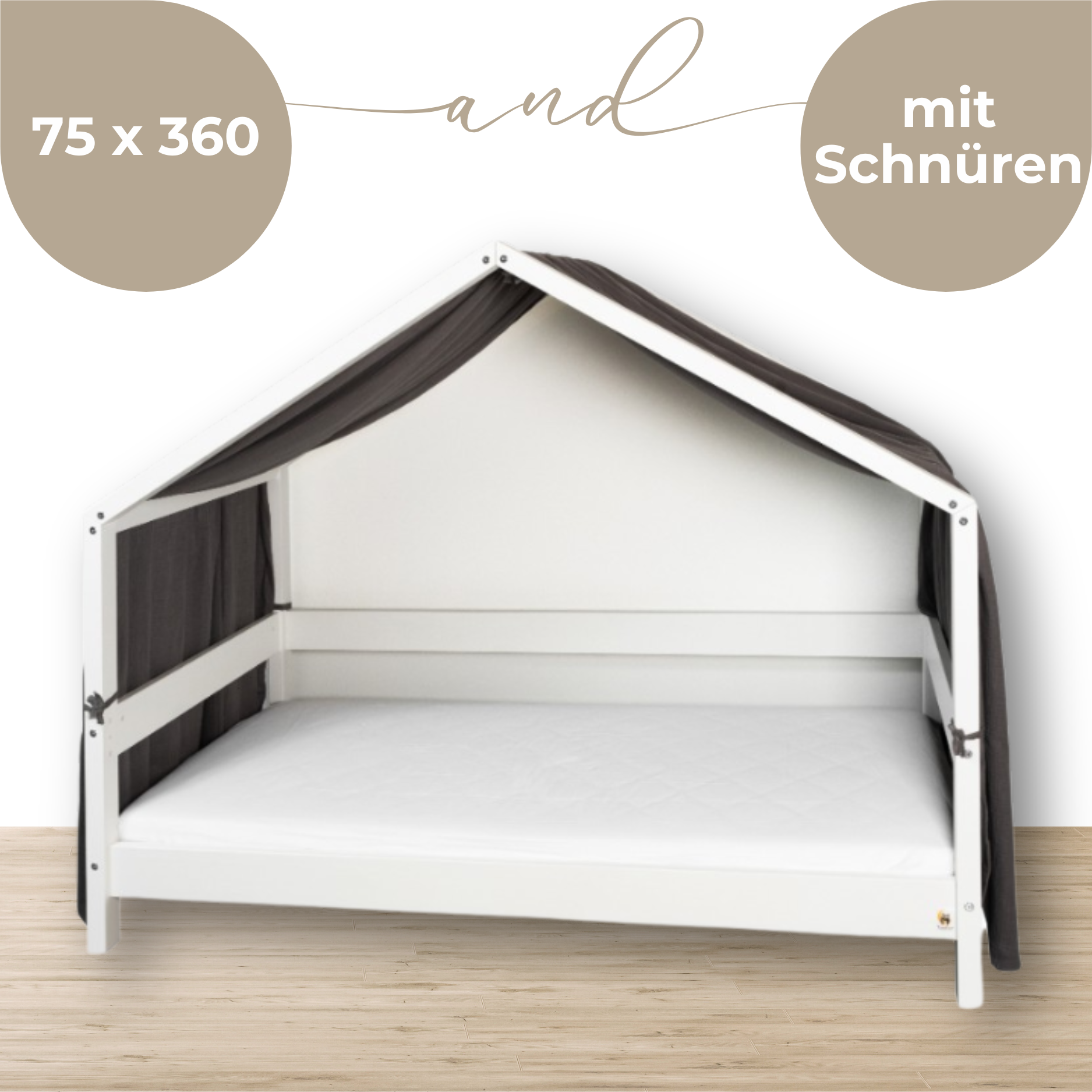 Lionherz YappyMuslin Tende Lettino Casa mussola bianco