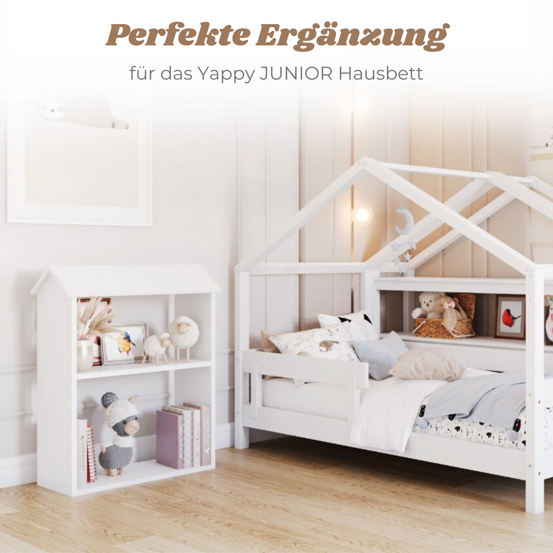 LIONHERZ YappyHus JUNIOR scaffale casetta 65x27x85,5 pino