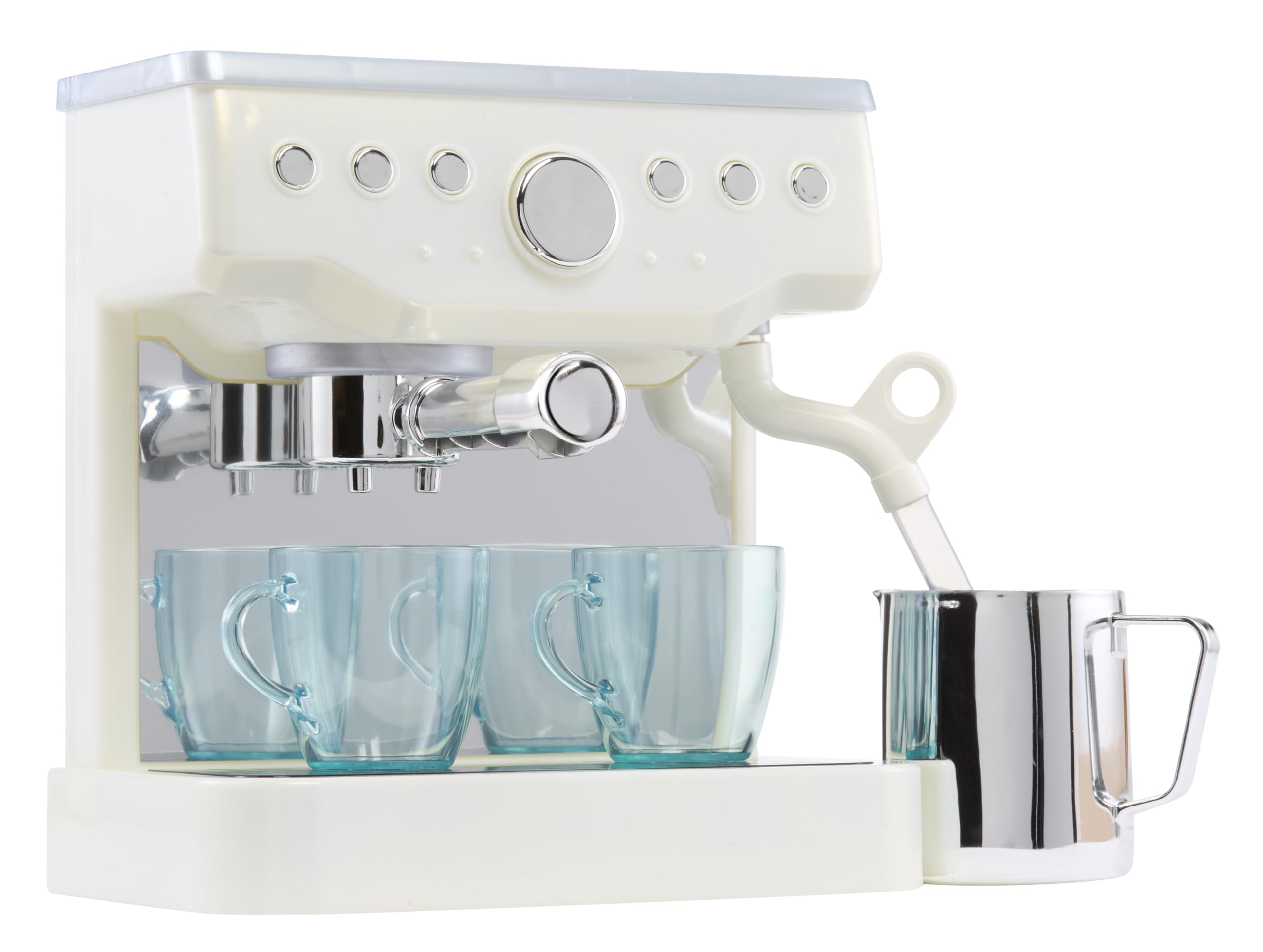 Little Tikes Sweet Spaces macchina caffè giocattolo bianca con 6 accessori