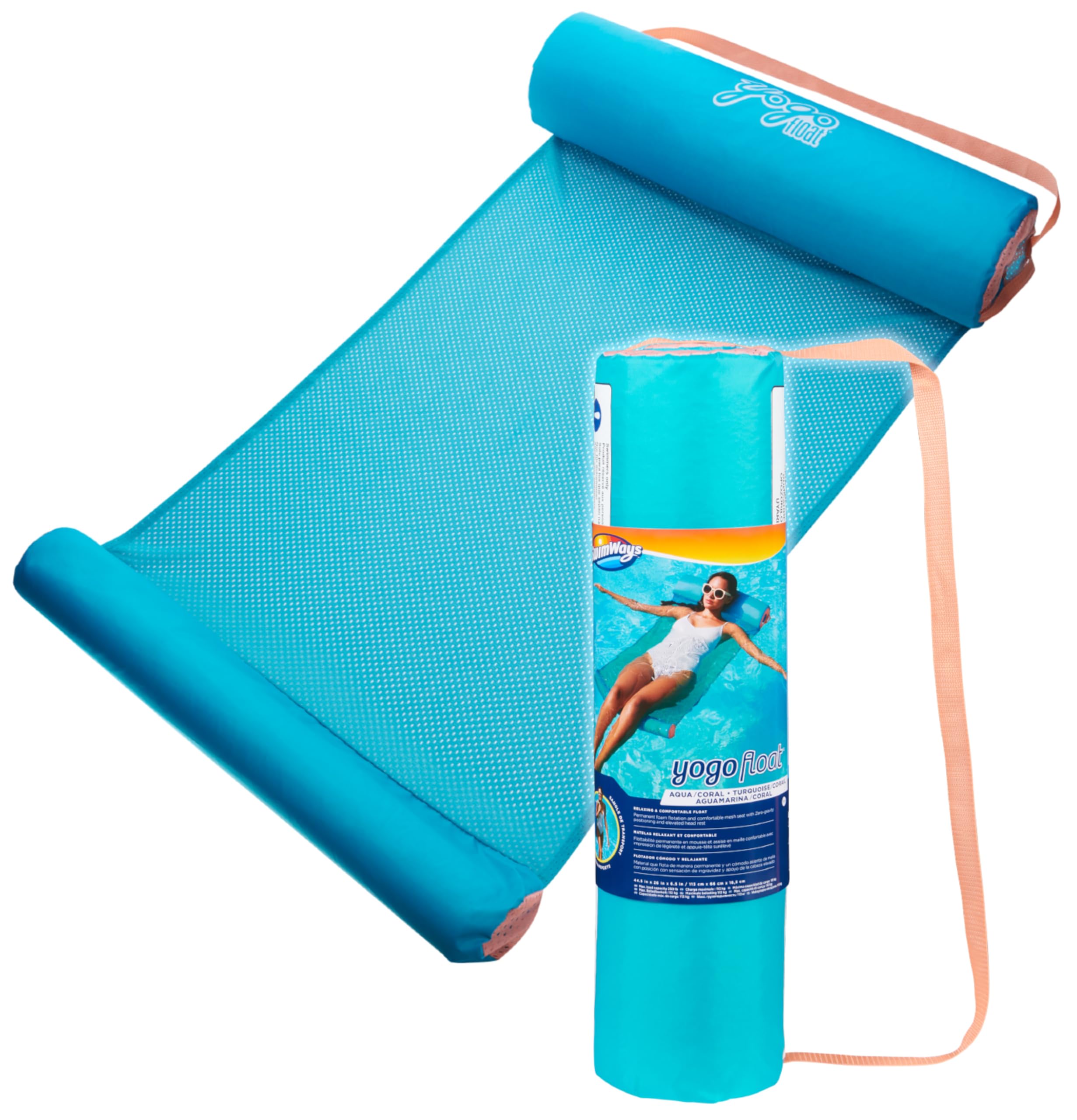 SwimWays Yogo Float Materassino Piscina Arrotolabile