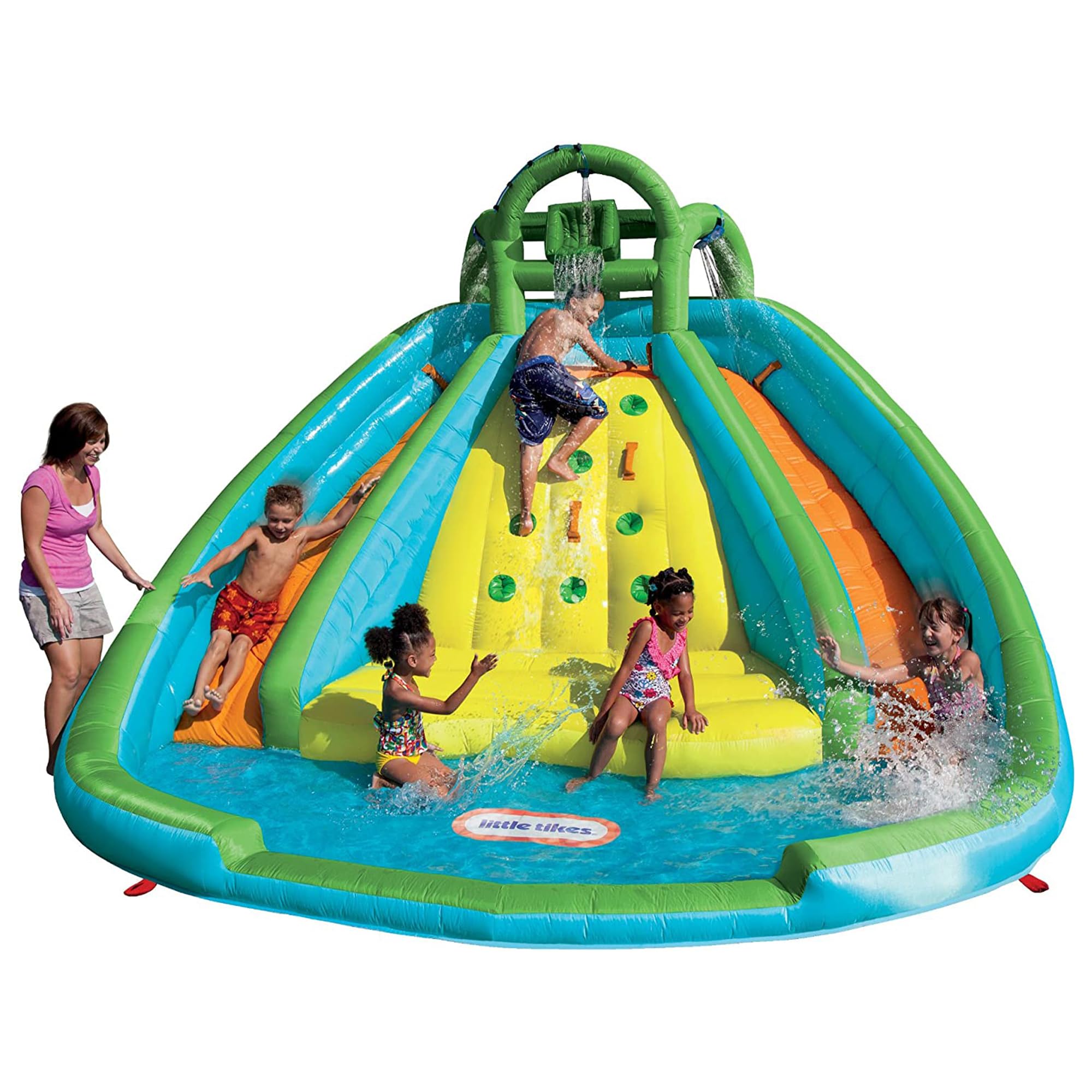 Little Tikes Active Play Rocky Mountain Gonfiabile Acqua Scivoli