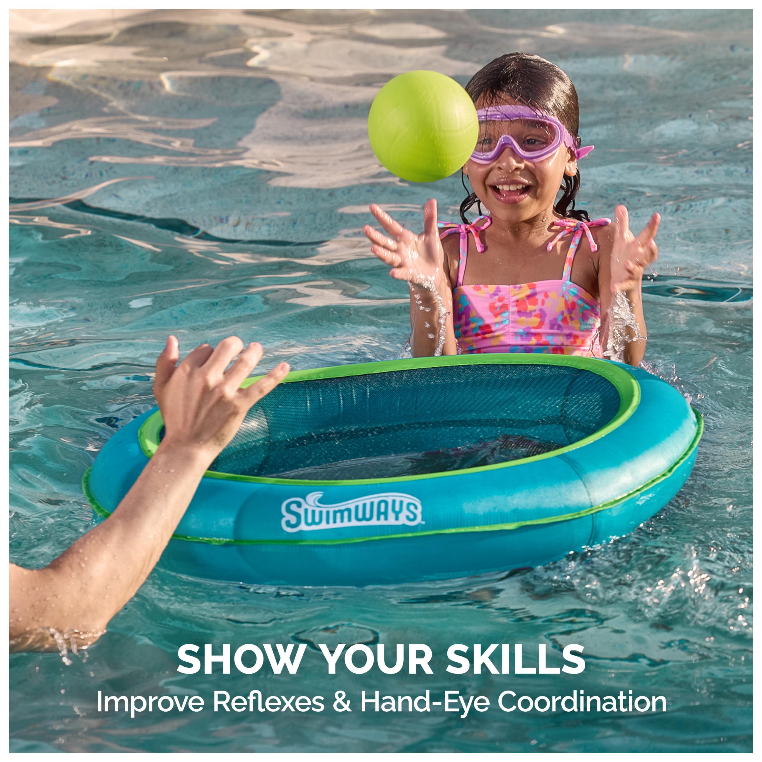 Swimways Water Sports AquaSlam gioco piscina galleggiante bambini
