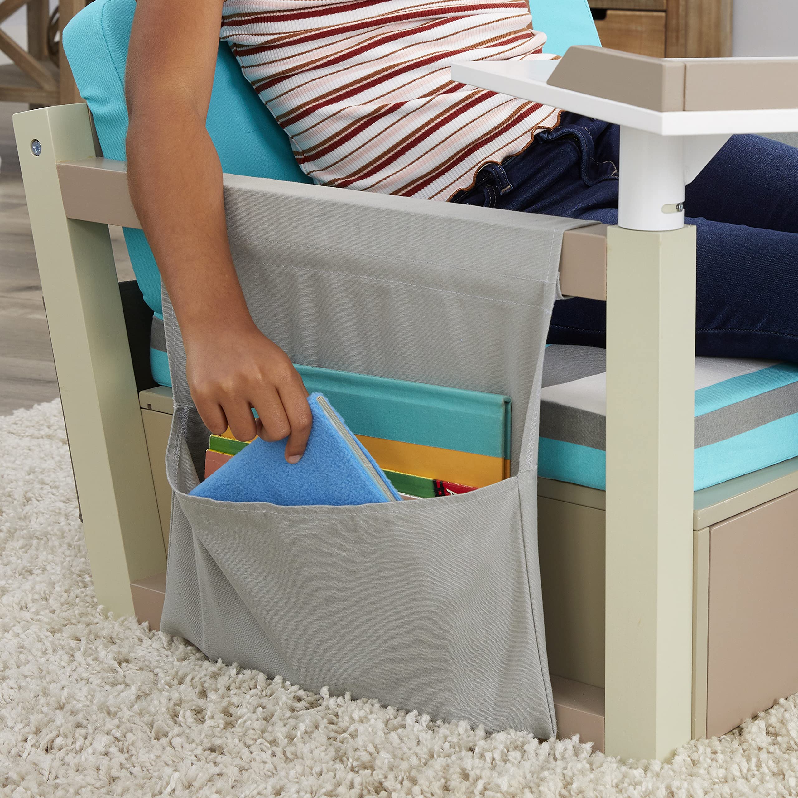 Little Tikes Furniture Scrivania Girevole Legno 2 in 1 4-10 Anni