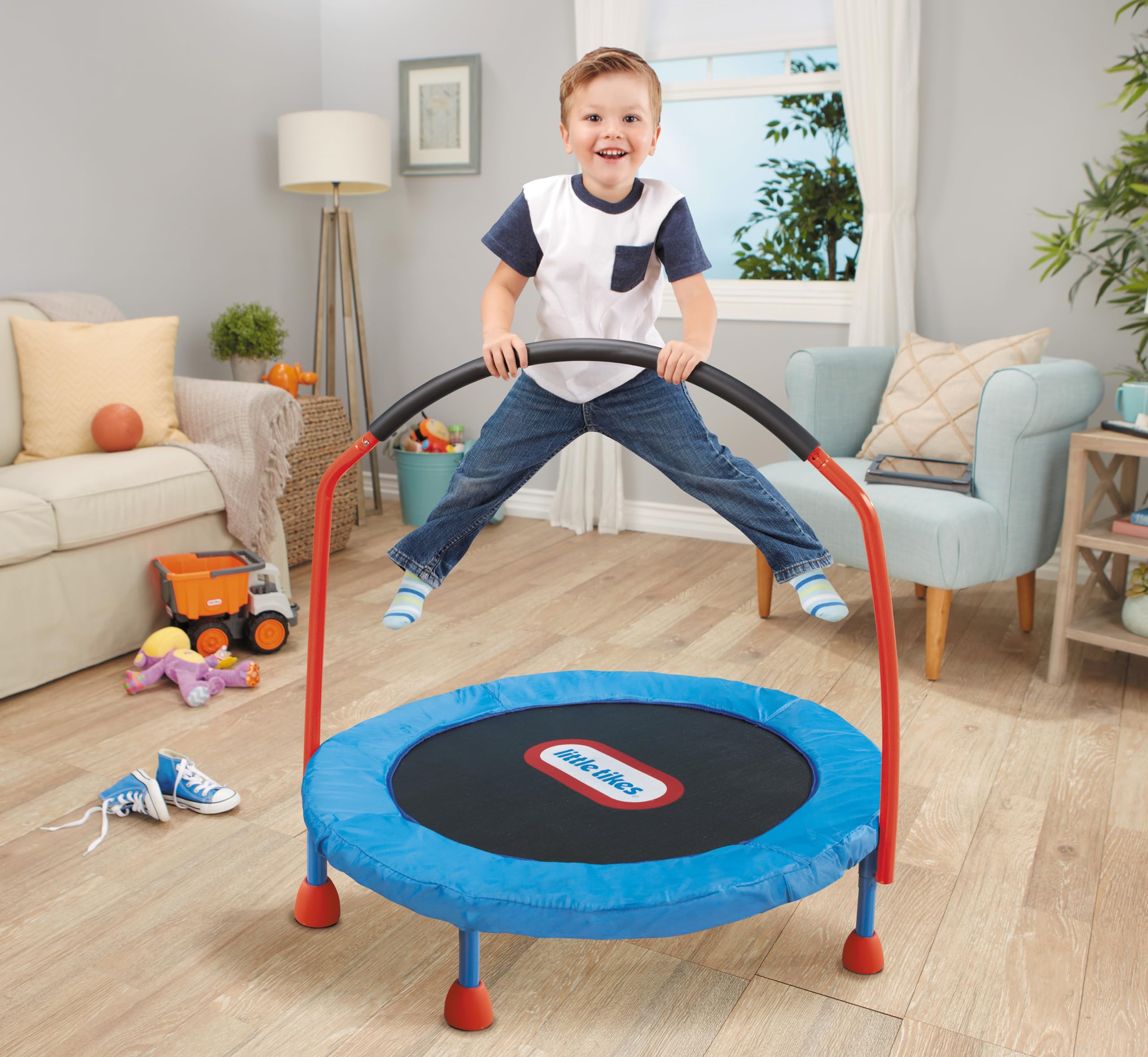 Little Tikes Easy Store trampolino 91,5 cm con maniglia