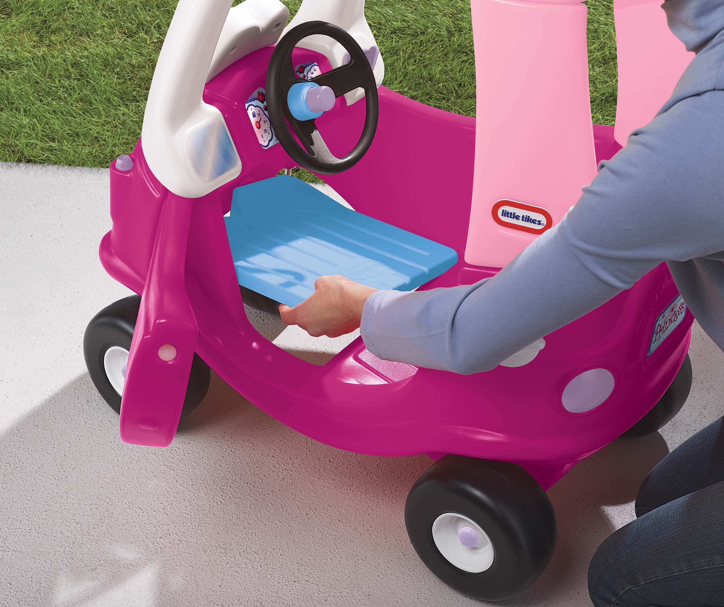 Little Tikes Princess Cozy Coupe Macchinina Rosa con Maniglia