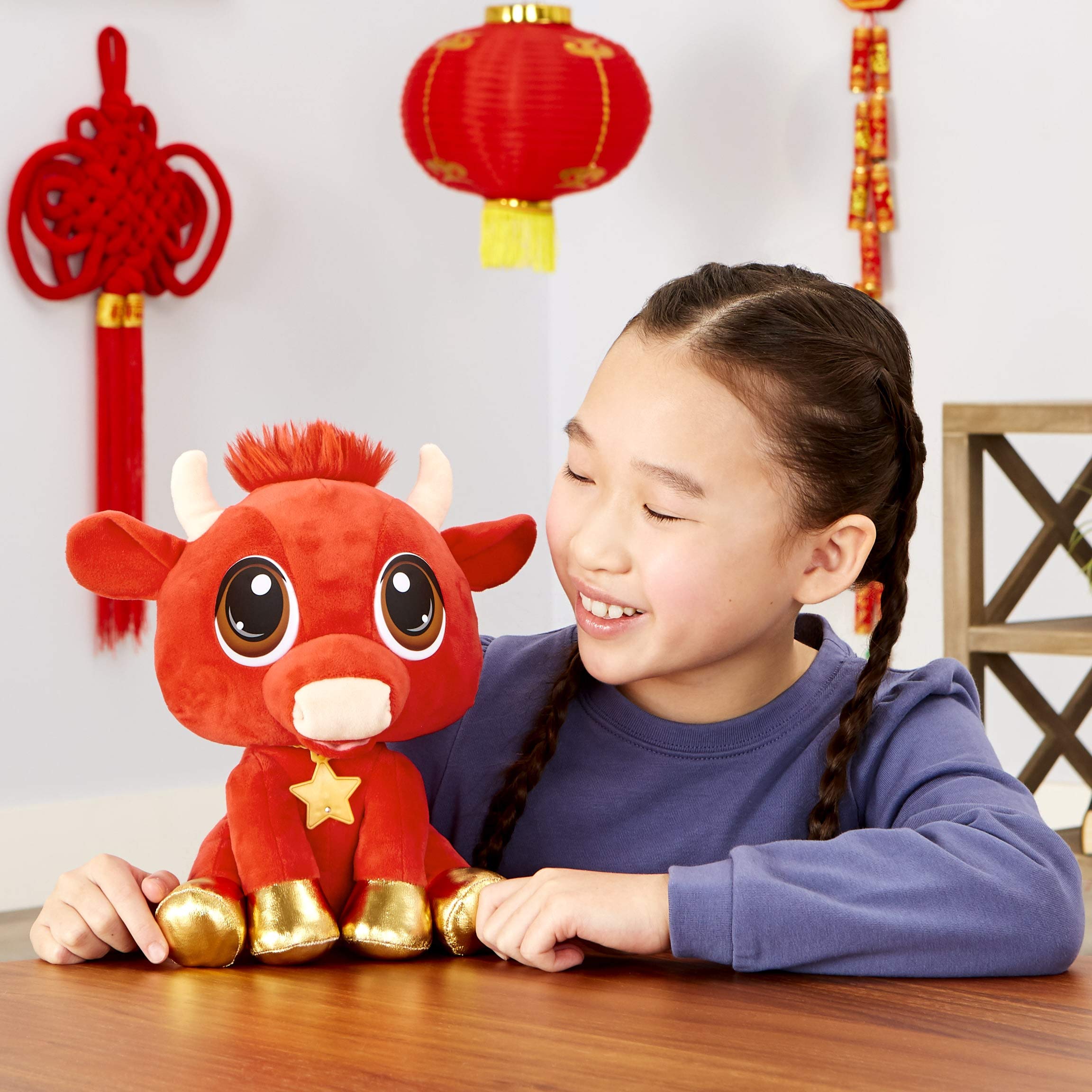 Little Tikes Rescue Tales Bue Peluche Interattivo Rosso