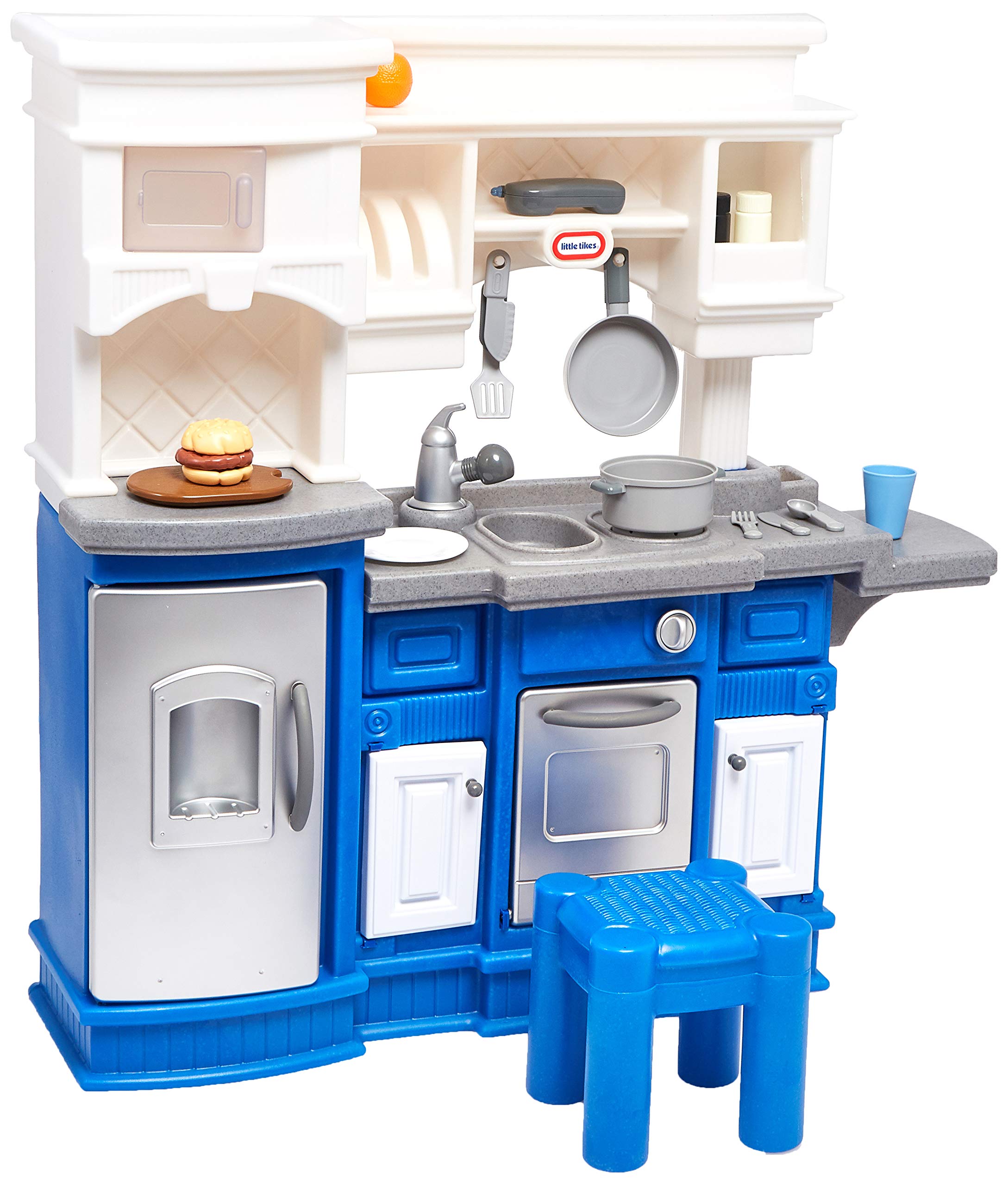 Little Tikes Pretend Play Gourmet cucina gioco blu Prep Serve