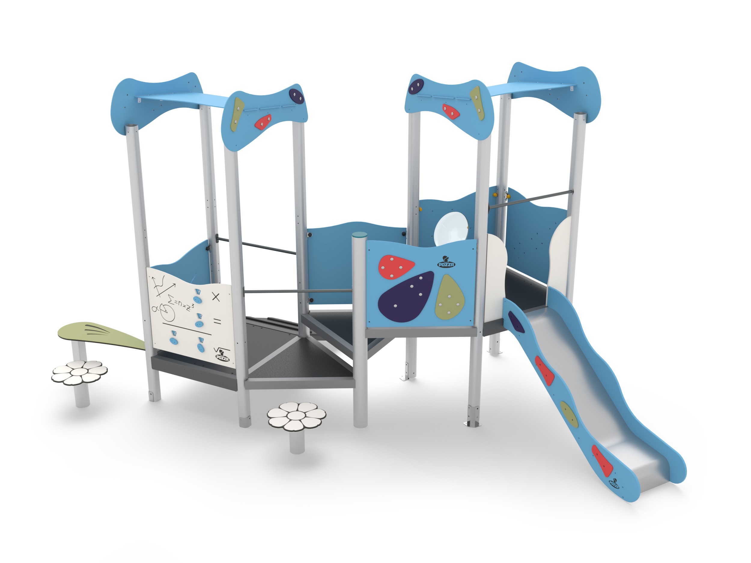 Pozza 1865 Merlino Baby con Arredo struttura Color