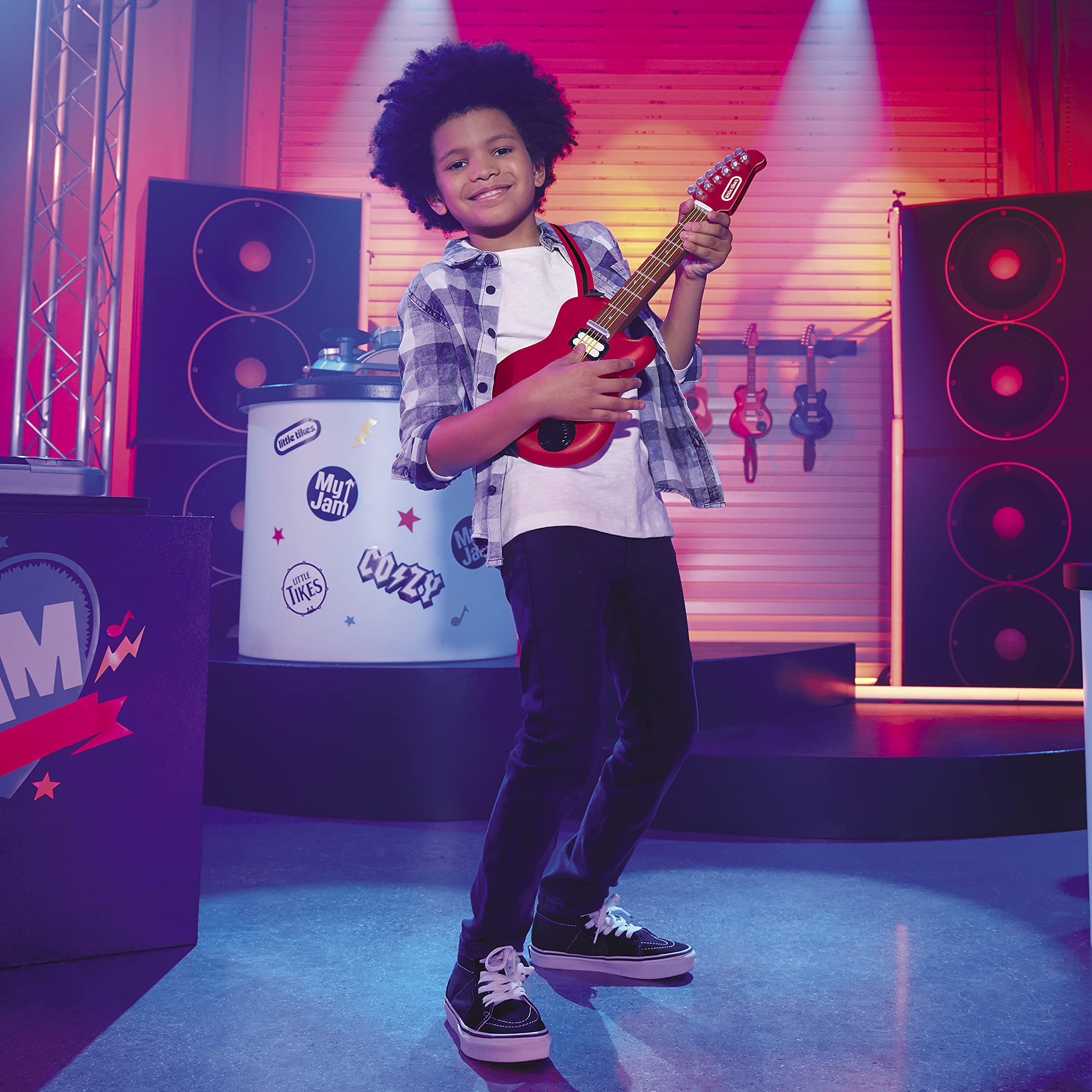 Little Tikes My Real Jam chitarra elettrica bluetooth con custodia