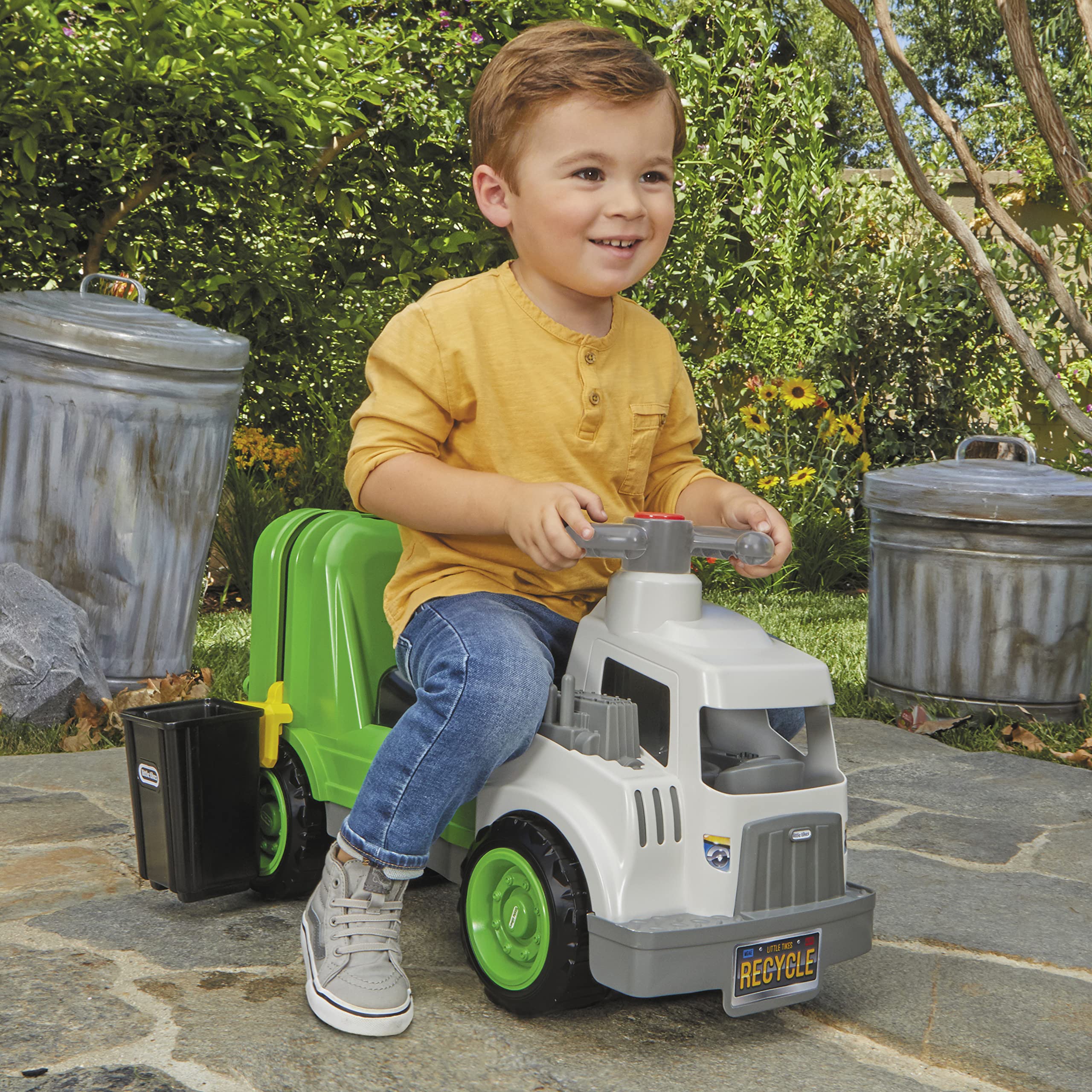 Little Tikes Dirt Diggers cavalcabile camion rifiuti 2-5 anni