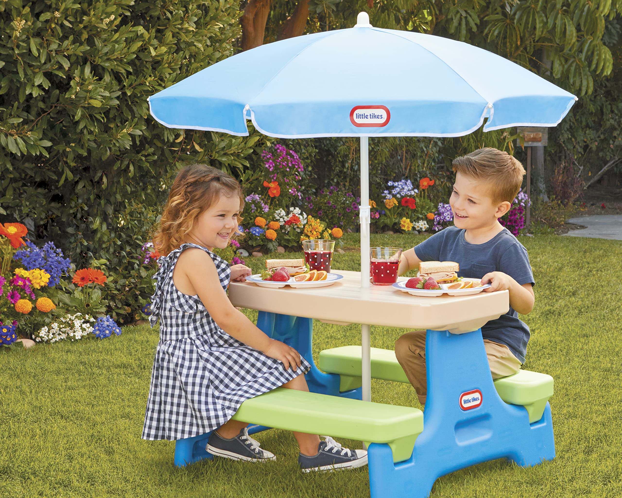 Little Tikes Easy Store Jr Tavolo Gioco con Ombrello