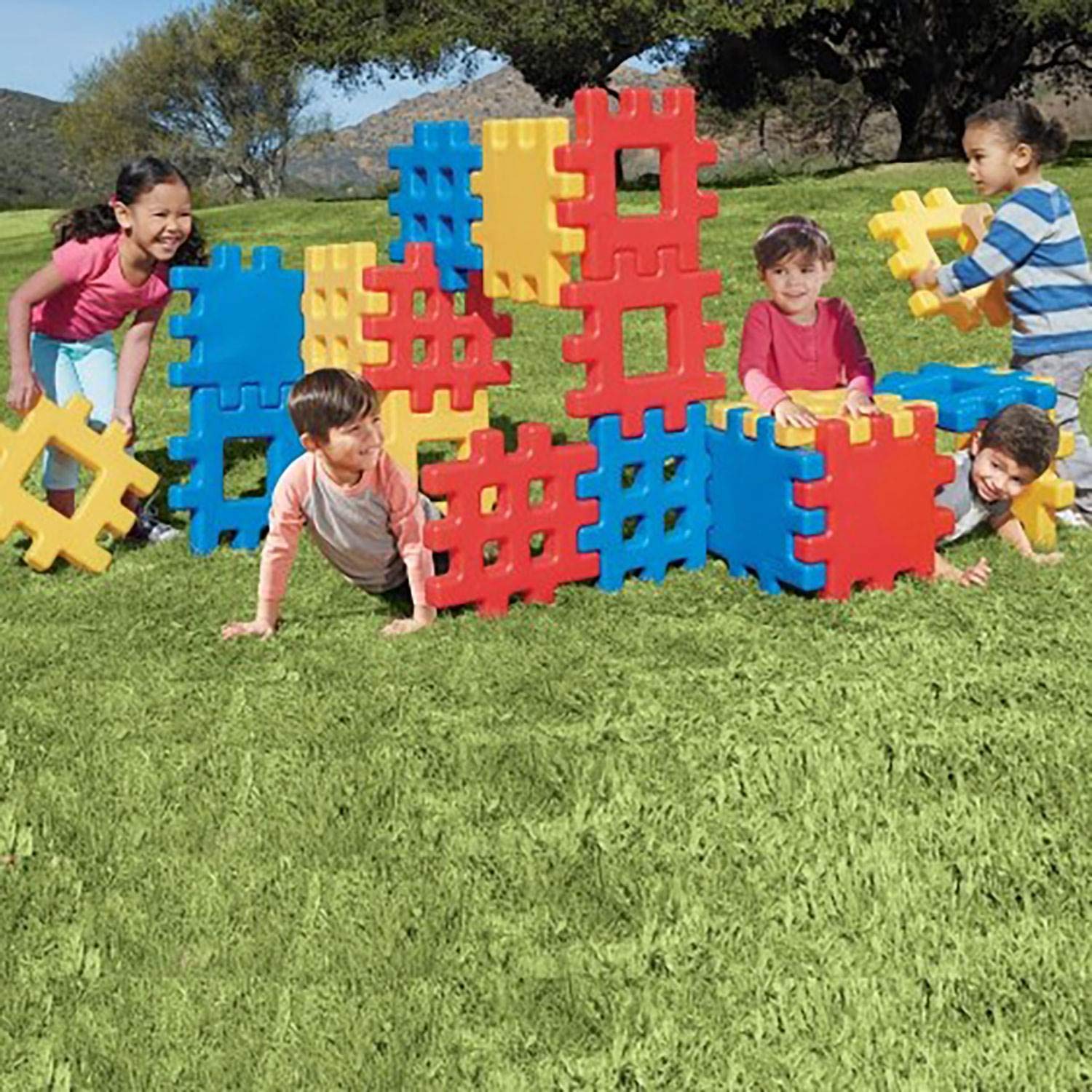 Little Tikes Preschool Big Waffle Costruzioni 18 Pezzi Giganti