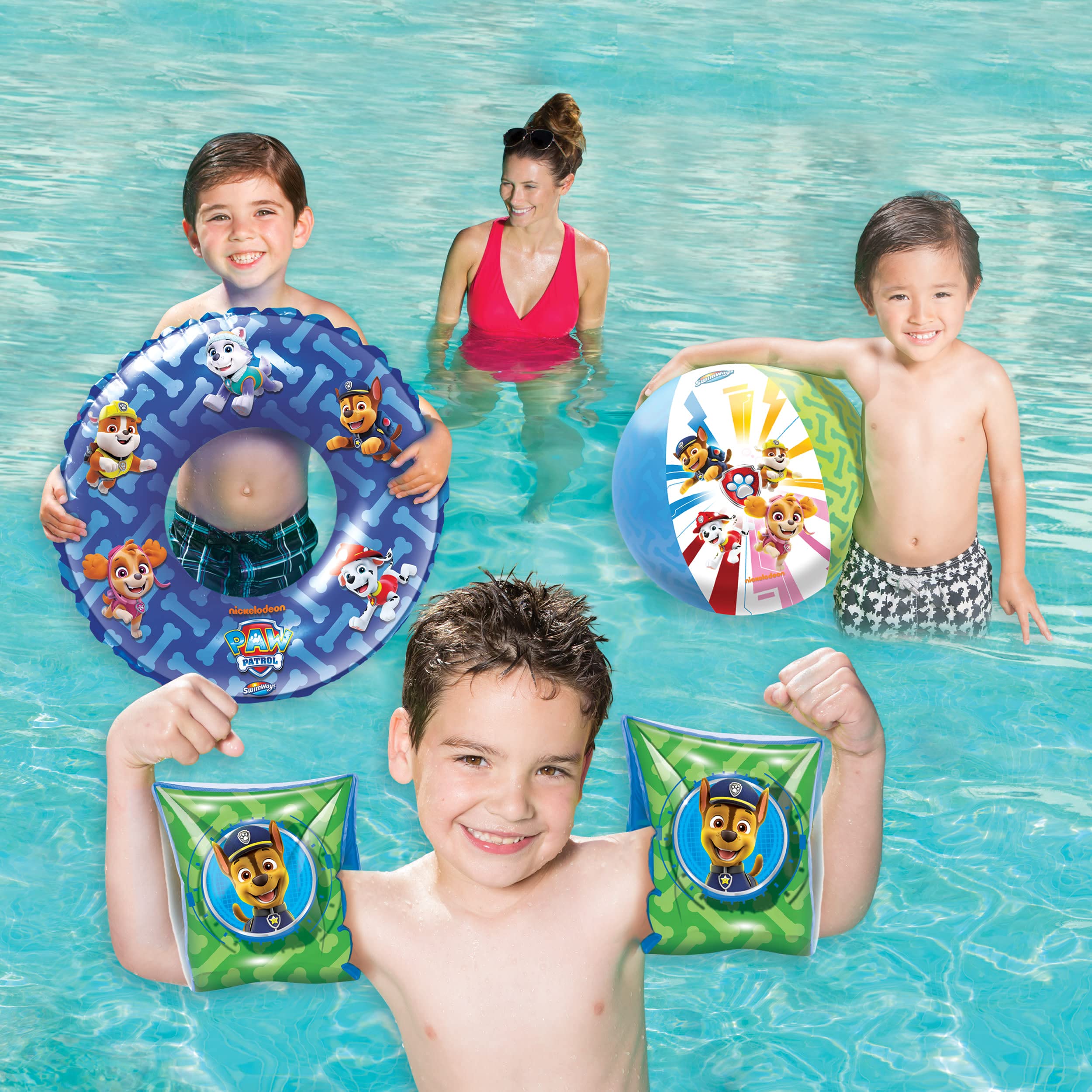 Swimways Paw Patrol set mare gonfiabili 3 pezzi spiaggia