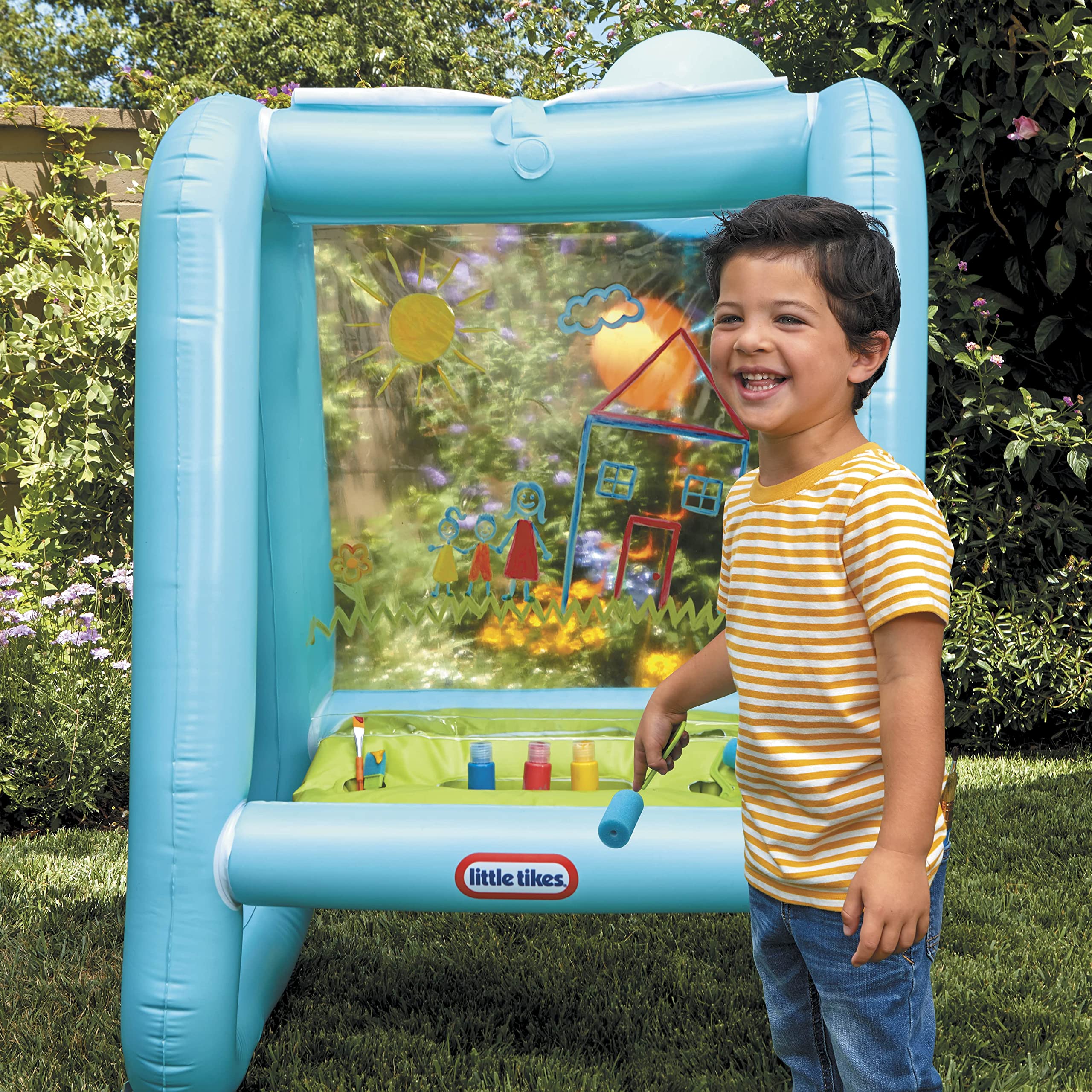 Little Tikes Paint and Play cavalletto gonfiabile 3 in 1