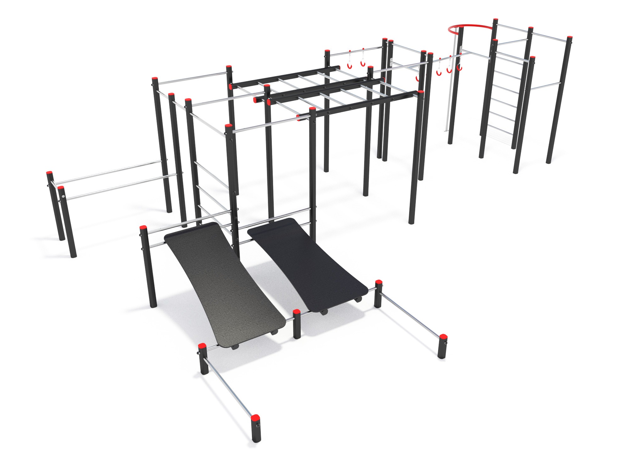 Pozza 1865 Scenografici Ares palestra calisthenics esterno