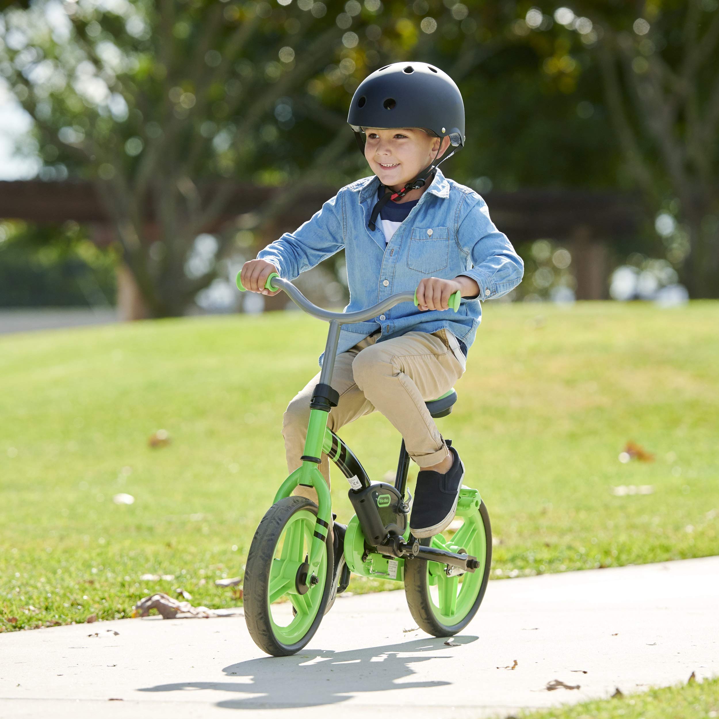 Little Tikes Ride-ons My First Balance-to-Pedal Bici 12 Verde