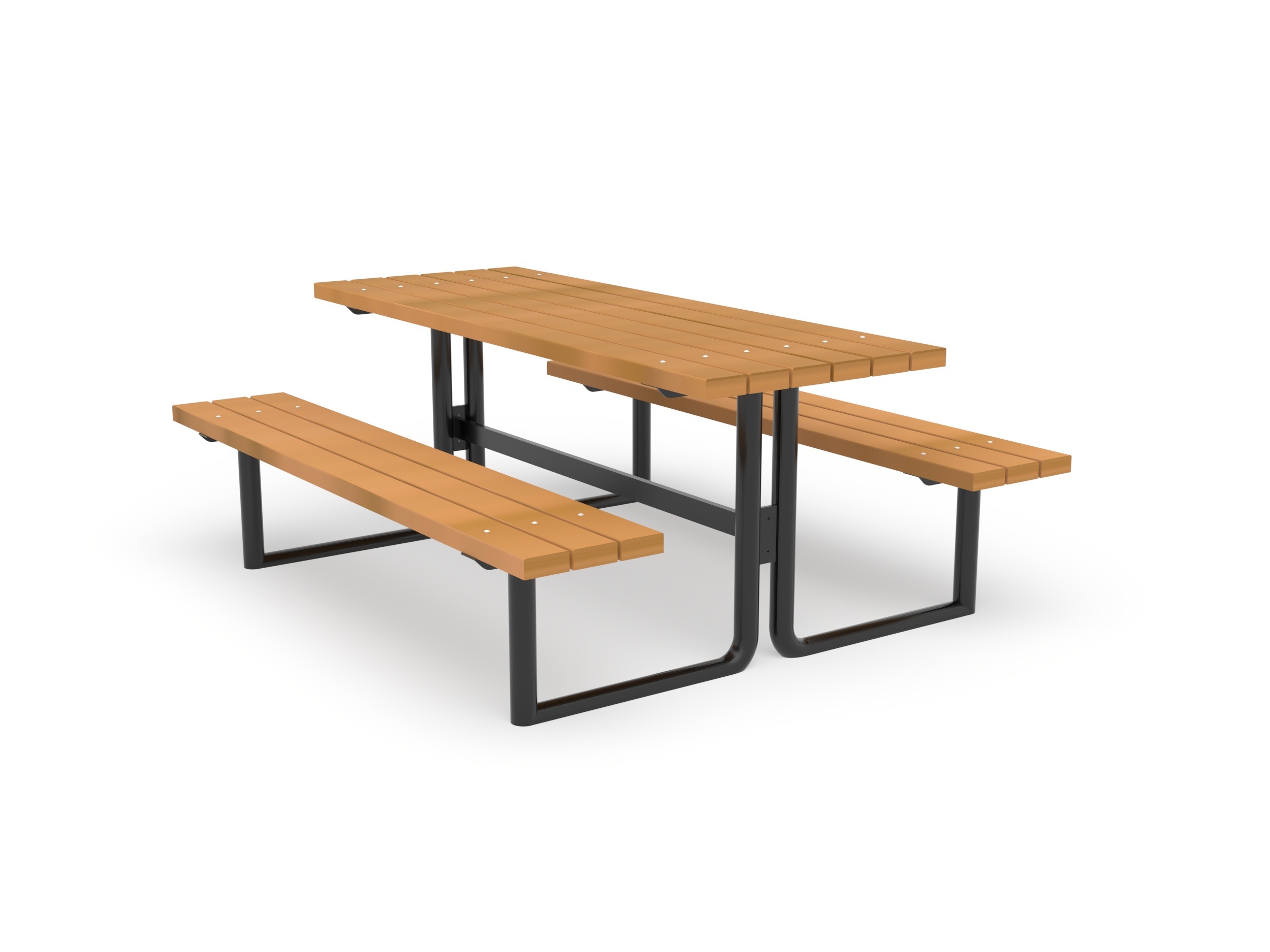 Pozza 1865 Arredo Urbano Roana tavolo picnic con panche
