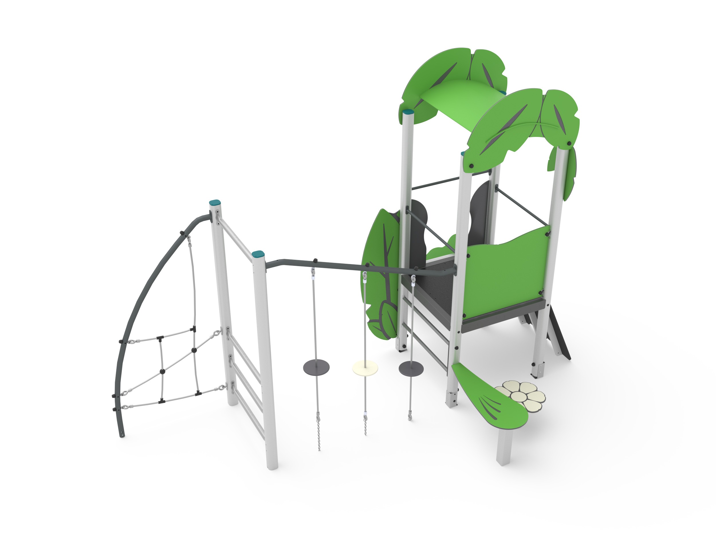Pozza 1865 Leaves Fata Baby con Palestra gioco baby esterno