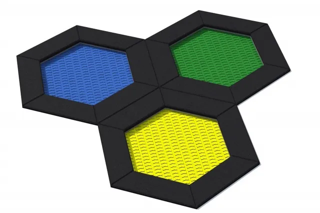Pozza 1865 Reti Palestre Trampolino Triplo tappeto elastico