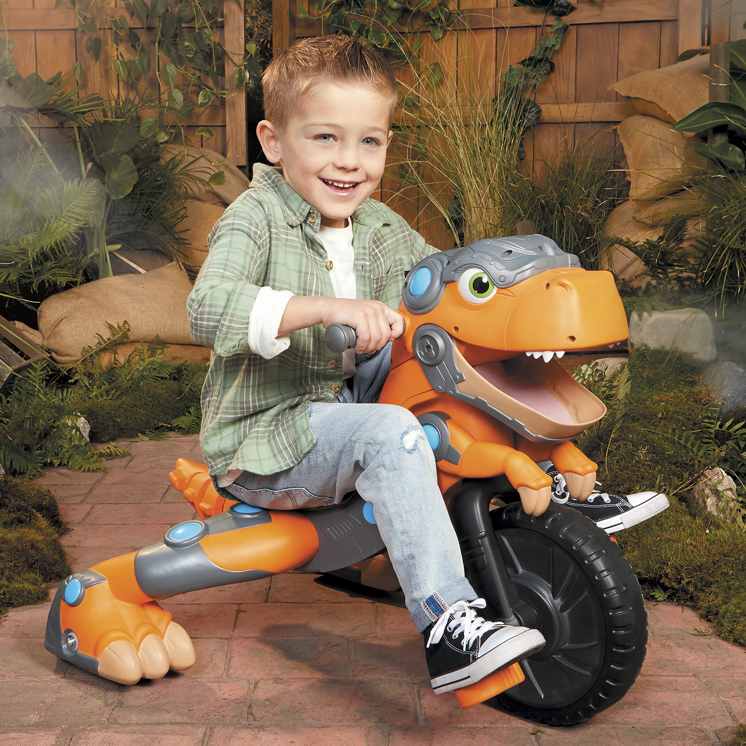 Little Tikes Chompin Dino triciclo dinosauro sedile regolabile 3 anni