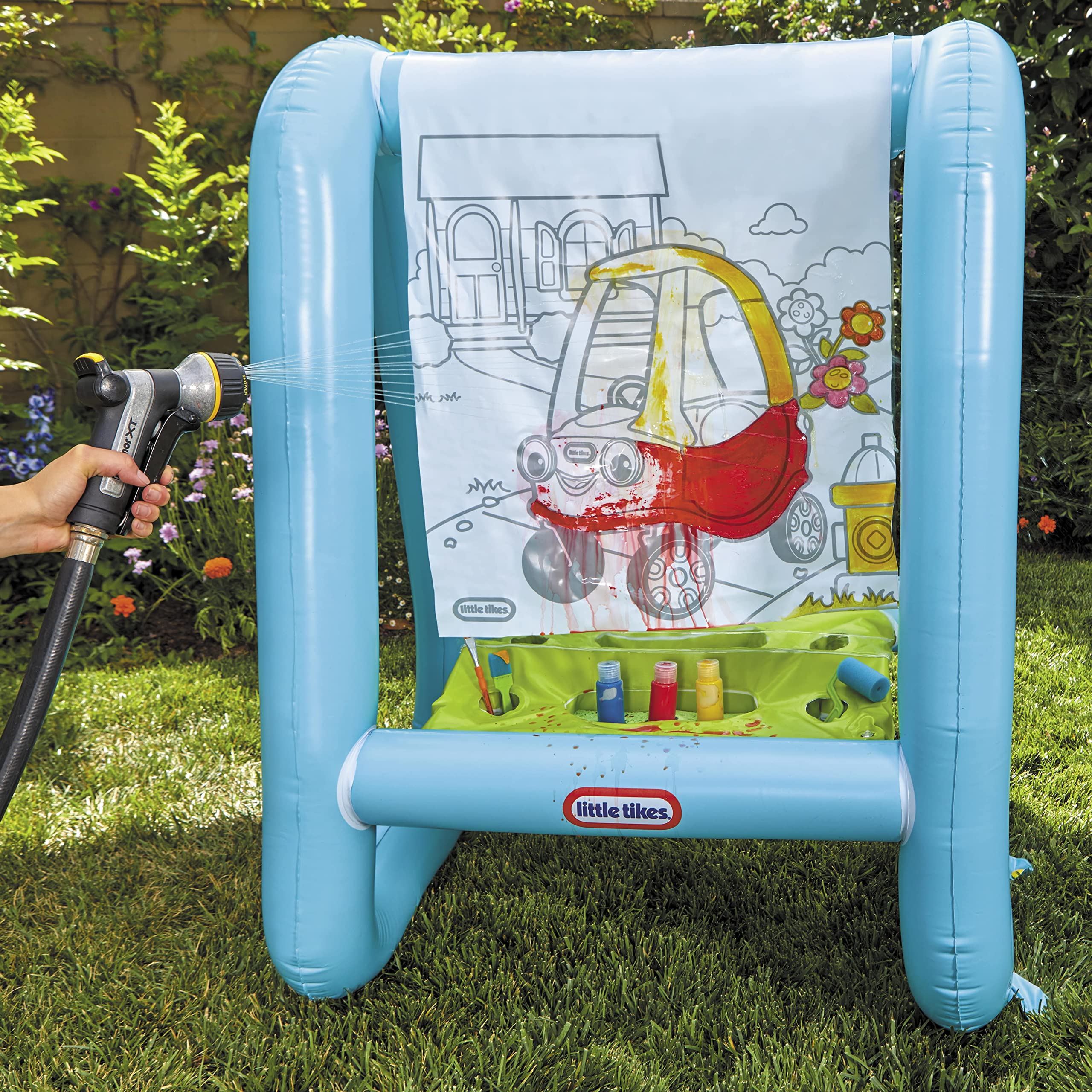 Little Tikes Paint and Play cavalletto gonfiabile 3 in 1