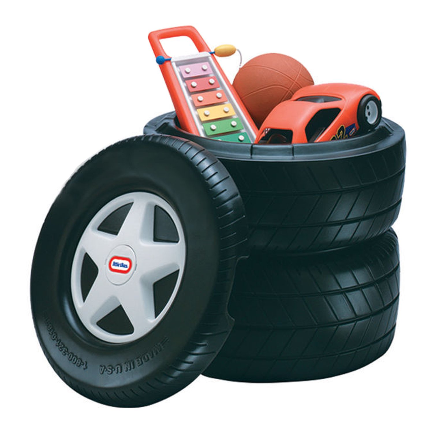 Little Tikes Racing Tire baule portagiochi bambini gomma auto