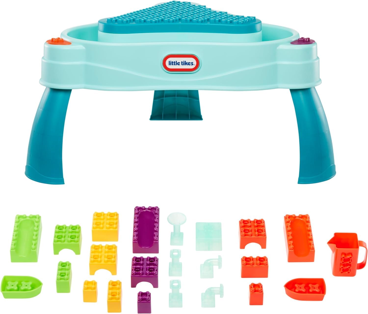 Little Tikes Build & Splash tavolo acqua 25 accessori 1-6 anni
