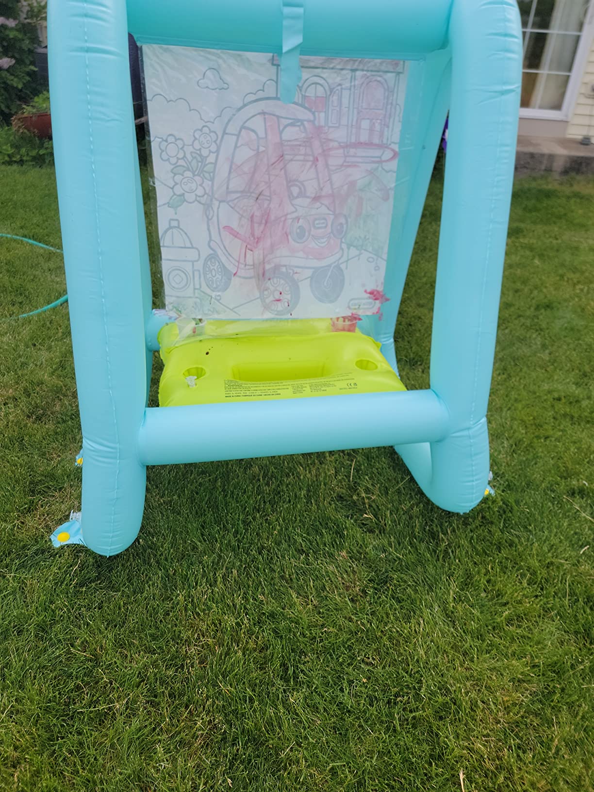 Little Tikes Paint and Play cavalletto gonfiabile 3 in 1