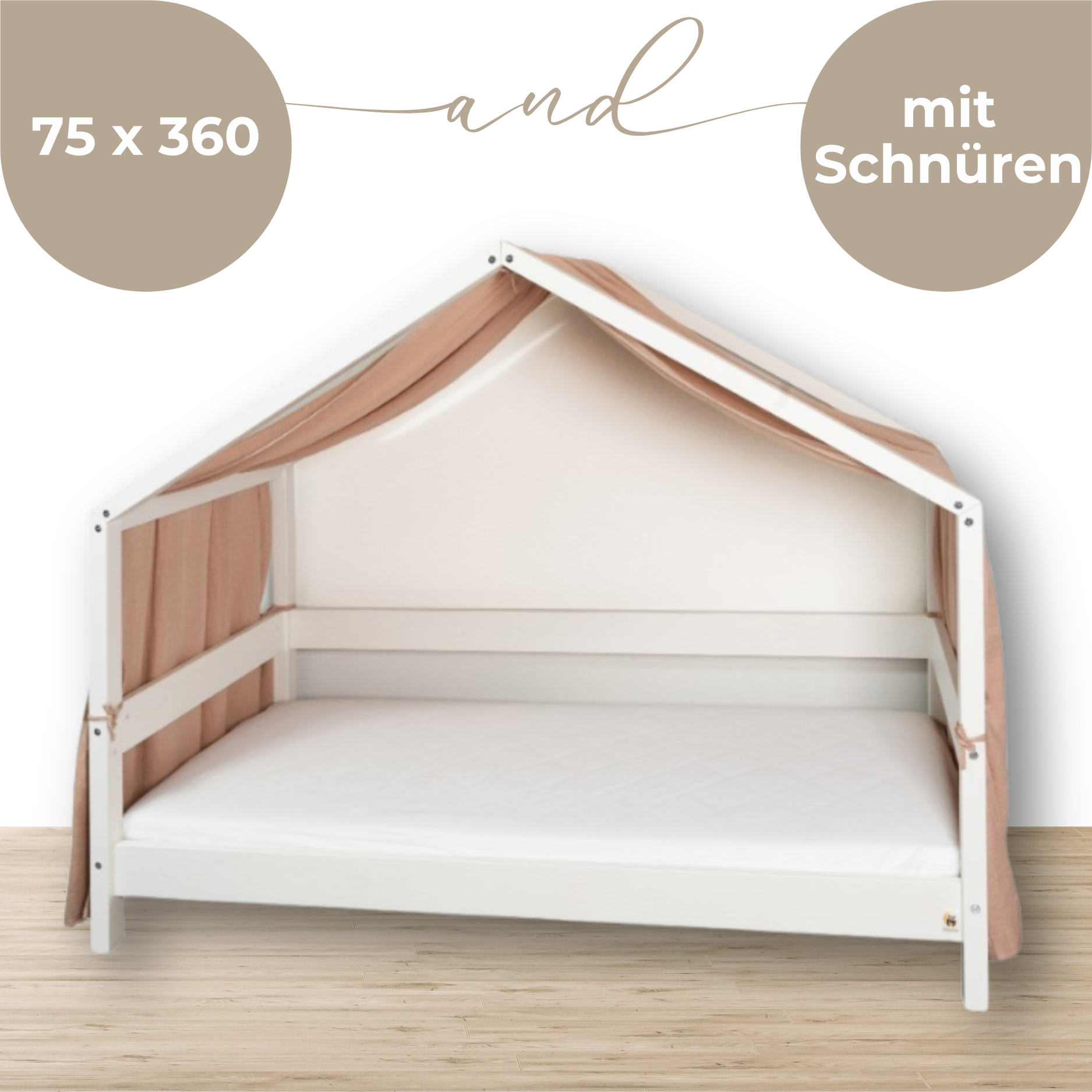Lionherz YappyMuslin Tende Lettino Casa mussola bianco