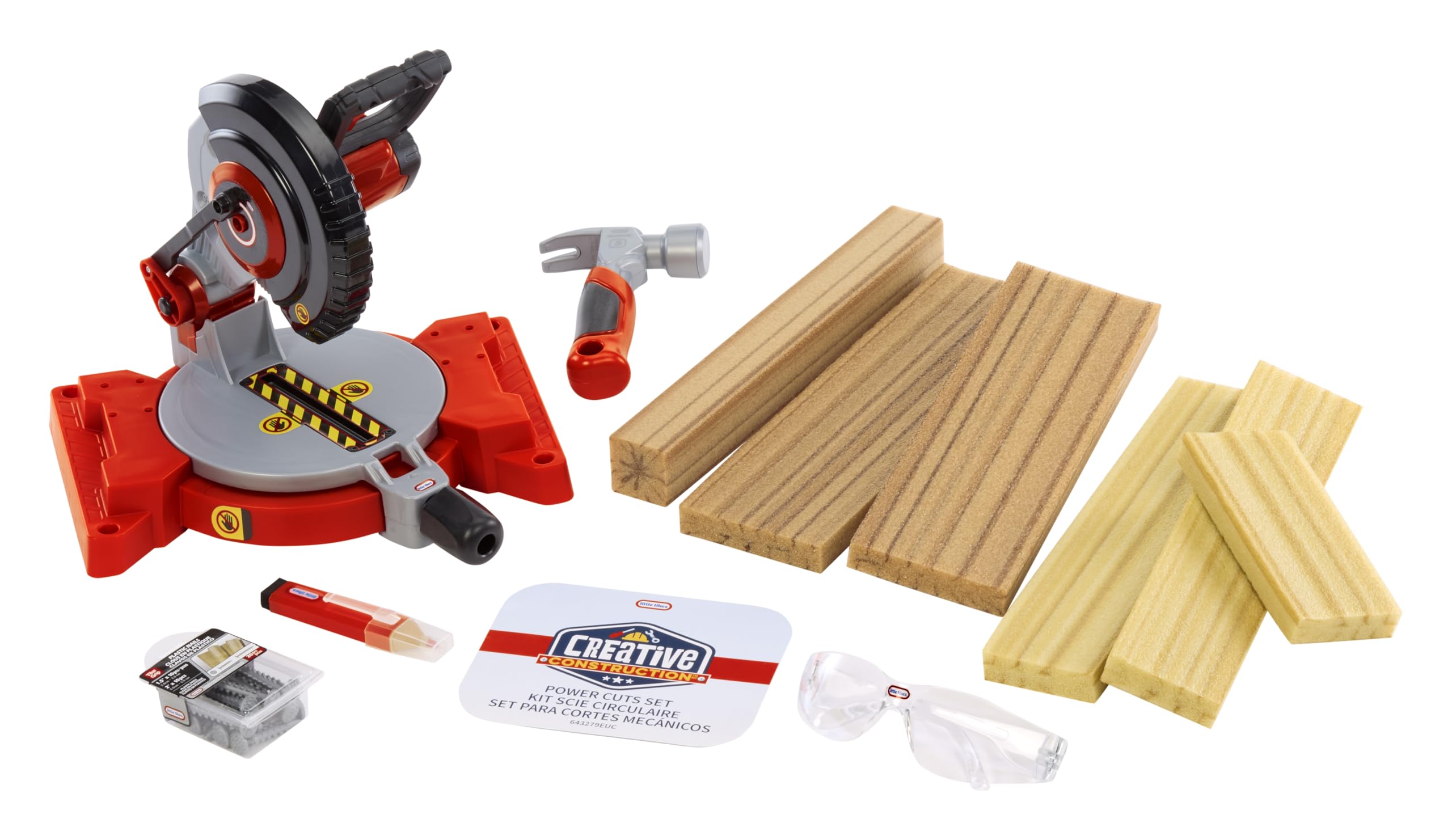 Little Tikes Creative Construction Power Cuts Set Attrezzi 6 Pezzi