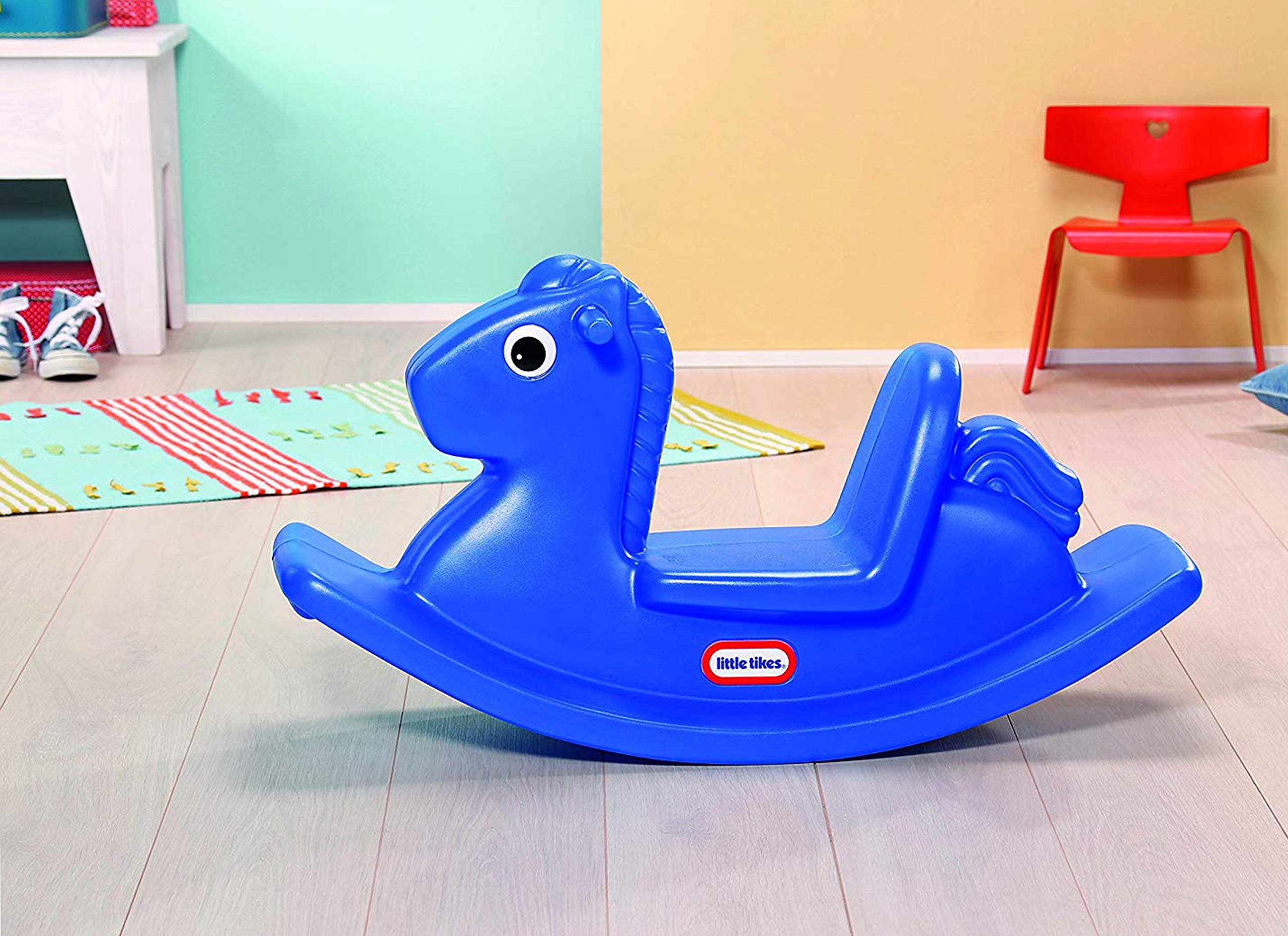 Little Tikes Ride-ons Cavallo a Dondolo cavallo blu 12 mesi-3 anni
