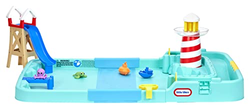 Little Tikes Splash Beach piscina bambini con accessori faro
