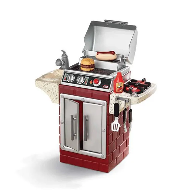 Little Tikes Get Out 'N' Grill barbecue giocattolo 8 pezzi